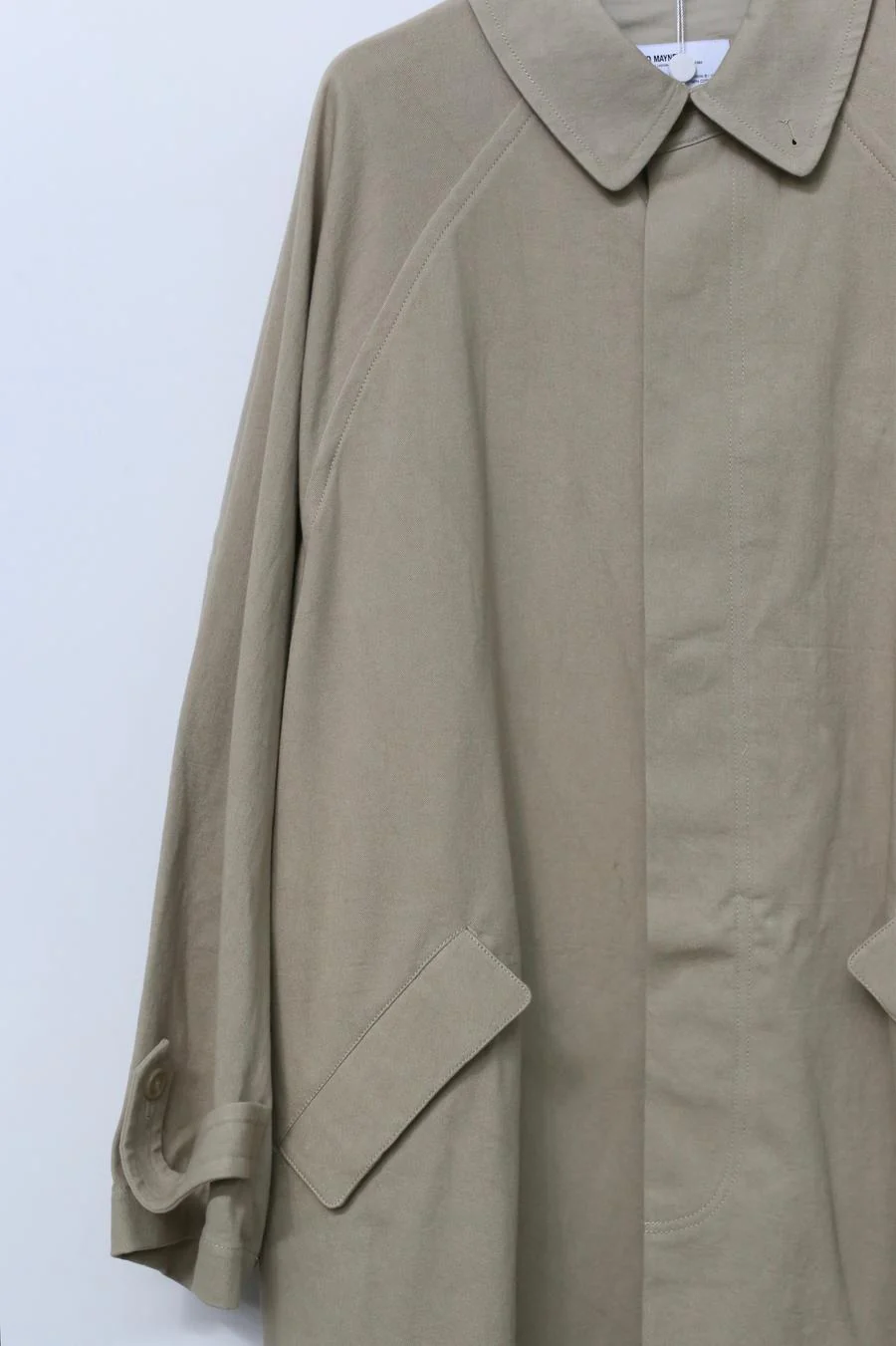 Hed Mayner trench coat ss22_O30_beg/DRL - Image 8