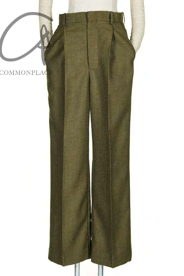 HED MAYNER trousers P43_OLV/WO olive - Image 10