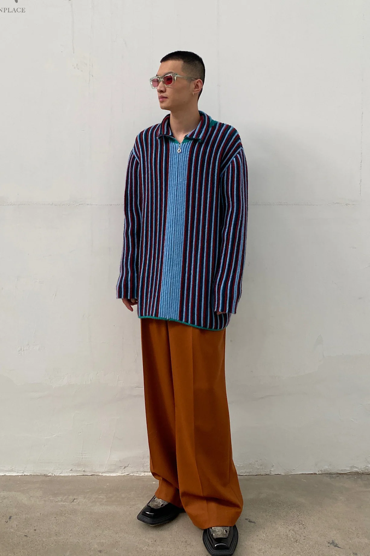 HED MAYNER trousers P43_RUST/WO rust - Image 7