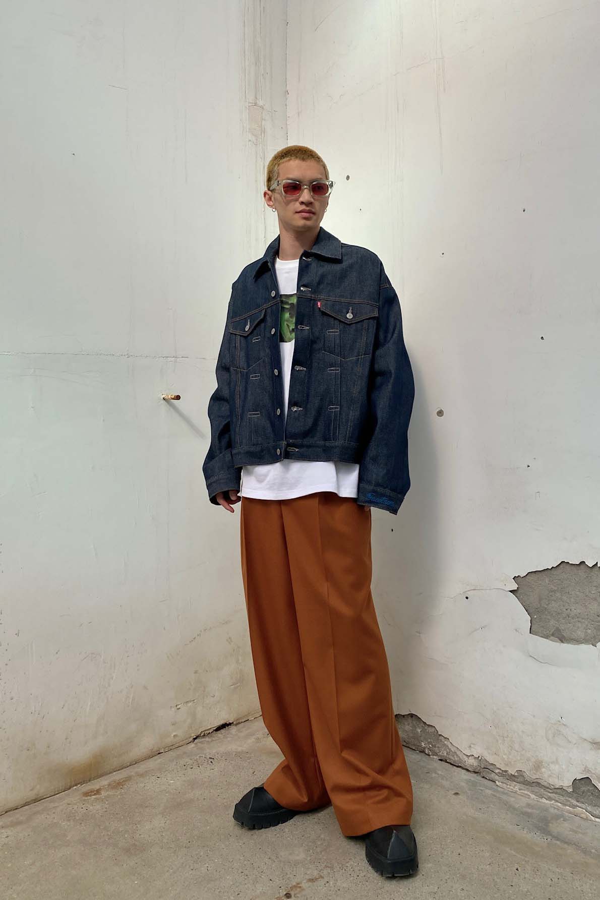 HED MAYNER trousers P43_RUST/WO rust - Image 8