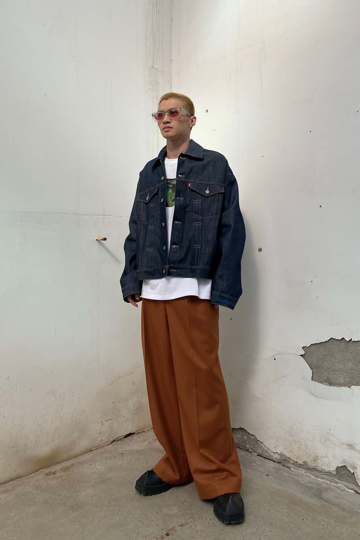 HED MAYNER trousers P43_RUST/WO rust - Image 9