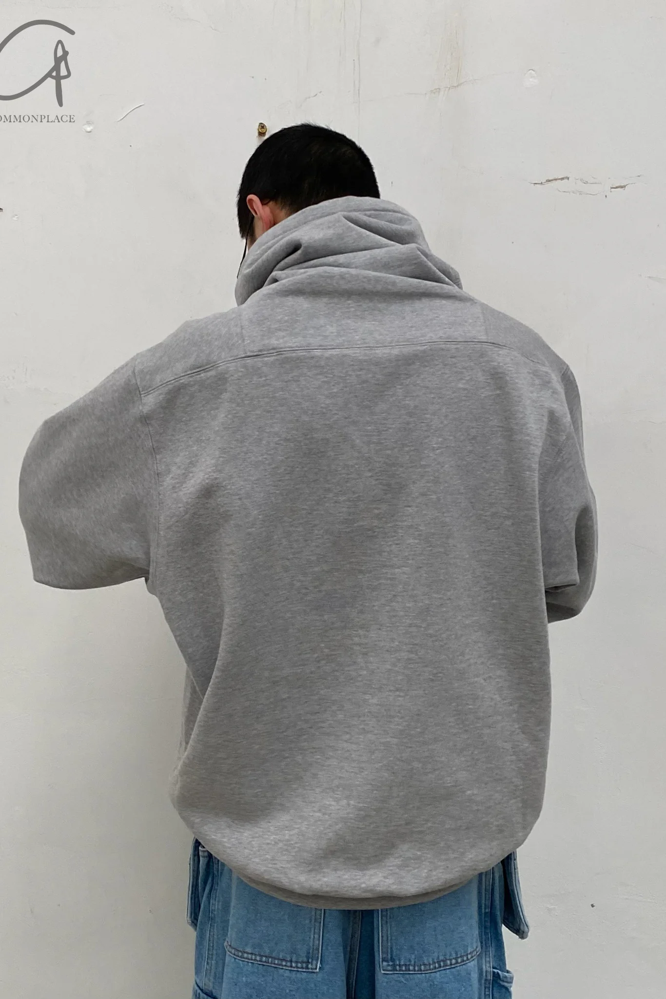 HED MAYNER wide -necked sweatshirts AW22_T73_GRY/JRY - Image 18