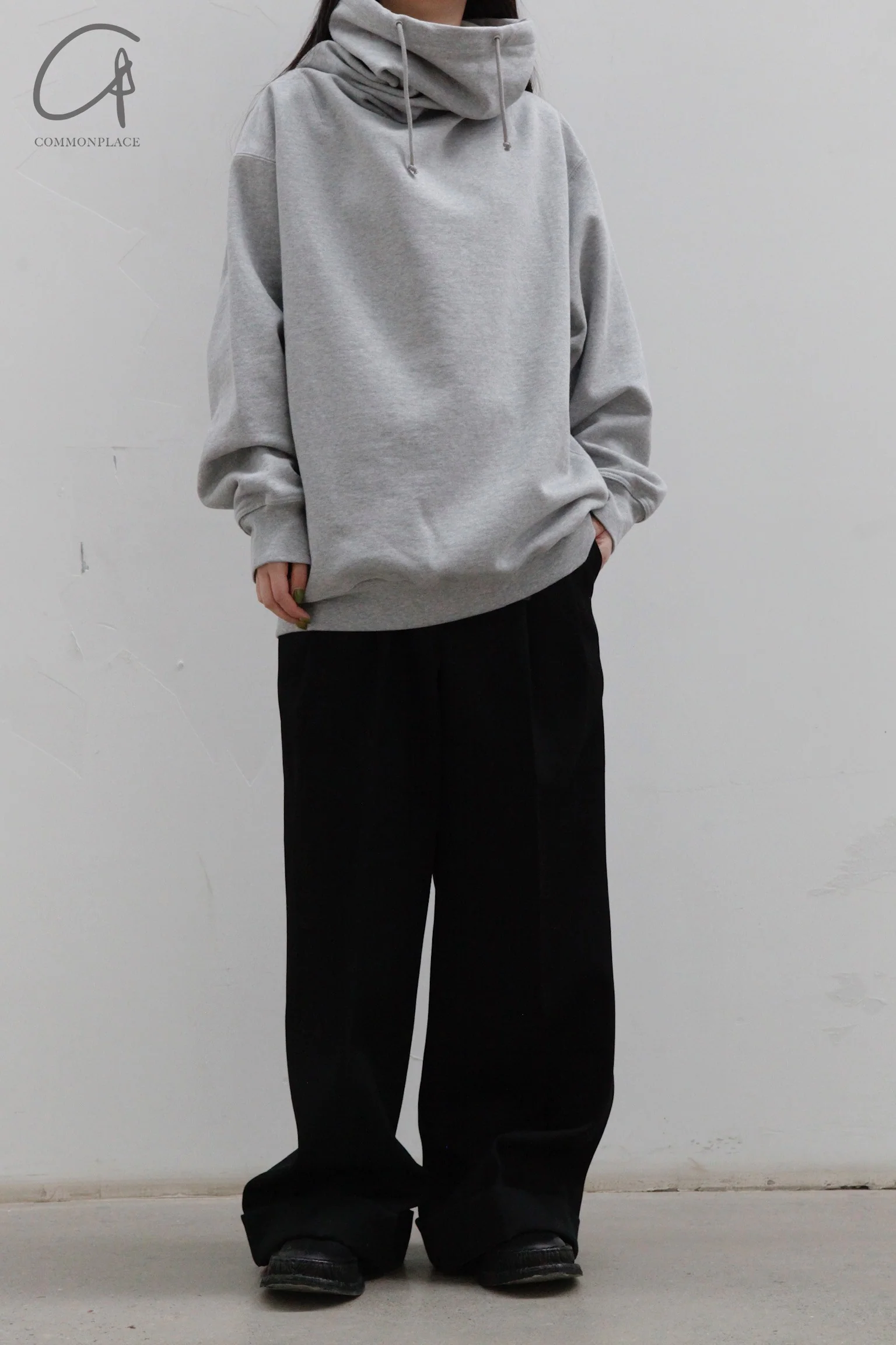 HED MAYNER wide -necked sweatshirts AW22_T73_GRY/JRY - Image 6