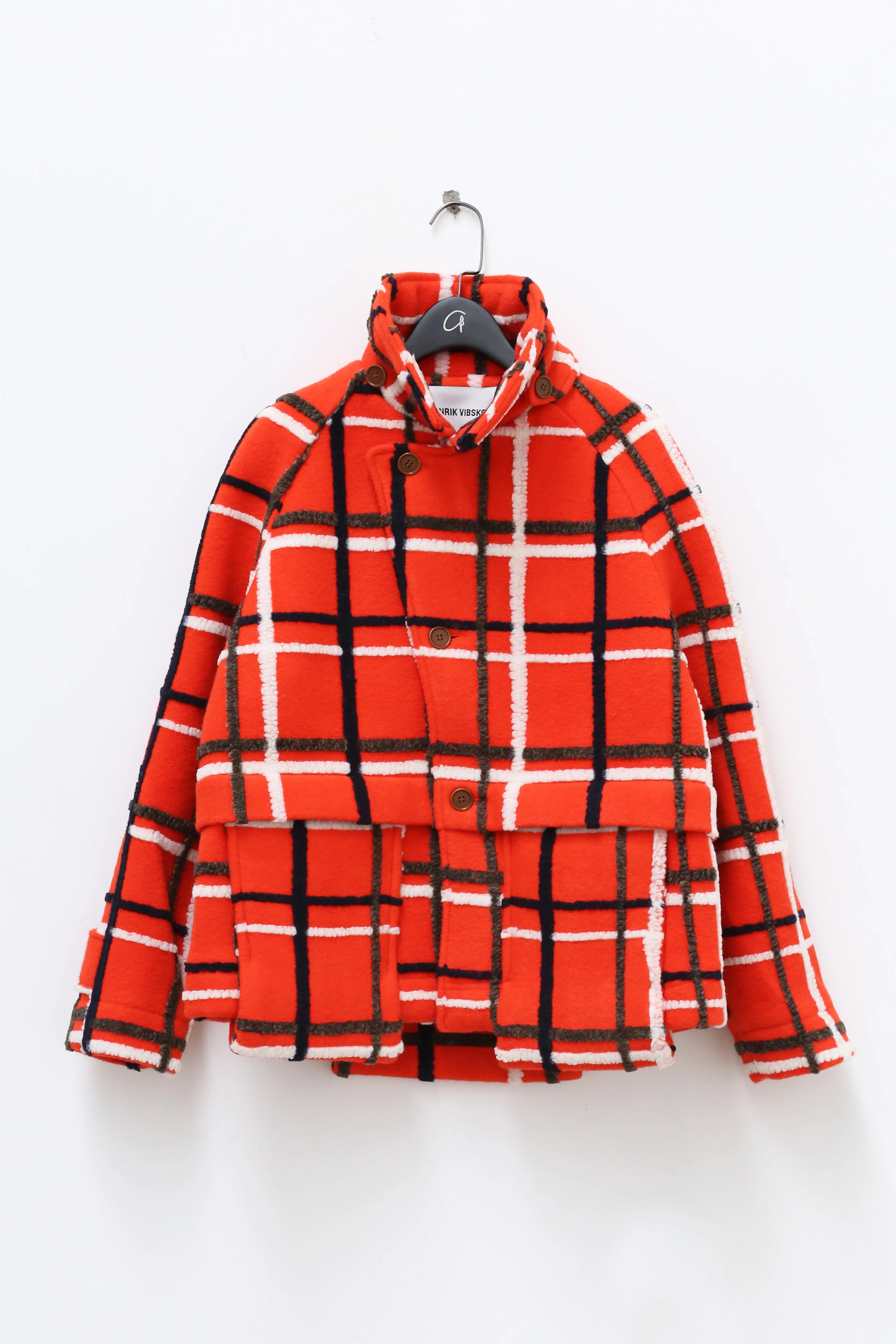 HENRIK VIBSKOV cropped top coat AW19-M602