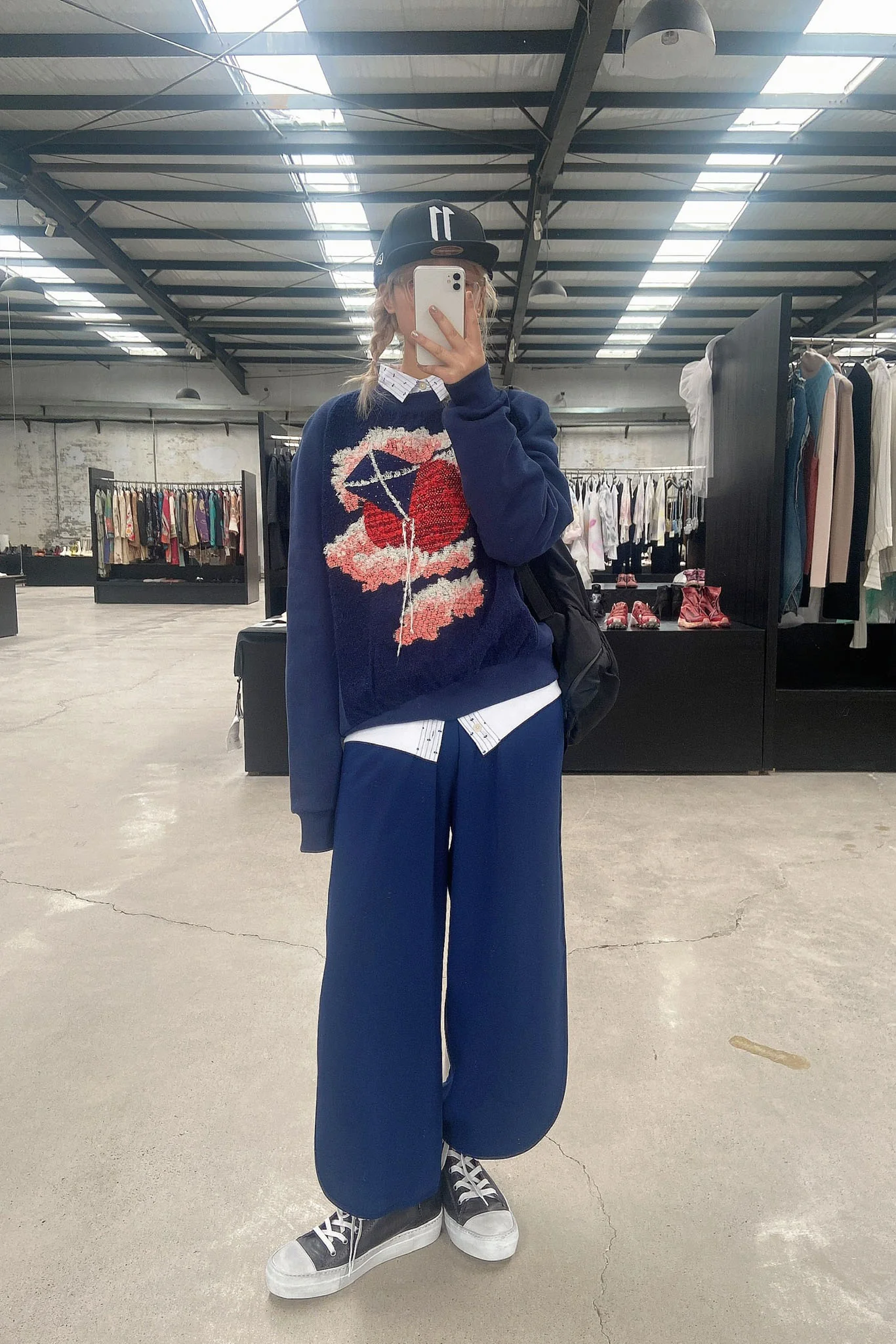 Henrik Vibskov Email Circle Pants White Cloud Pants WO - Image 6