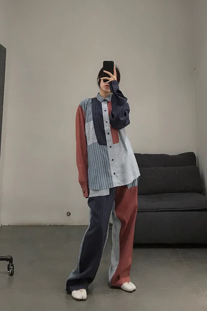 HENRIK VIBSKOV Multicolor Carrot Pants AW19-M501 - Image 24