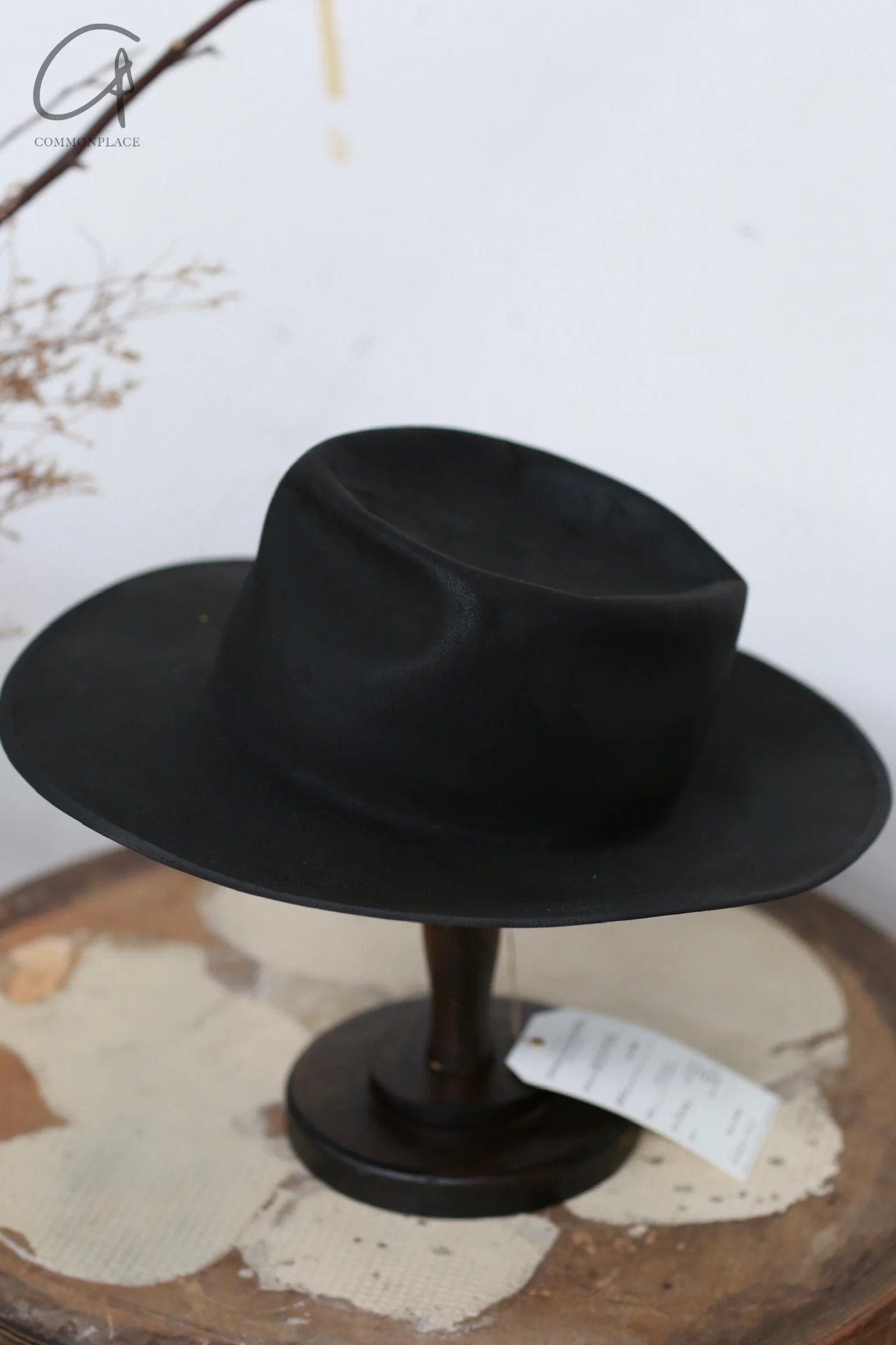 Horisaki beaver velvet wide brim hat Sweden HSK-BHSP008-GH GREY HB