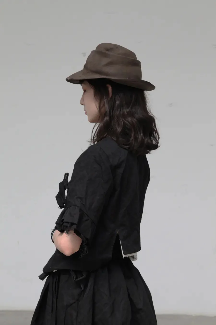 horisaki cap OOAKSSW19 NO.03 One of a kind taupe - Image 5