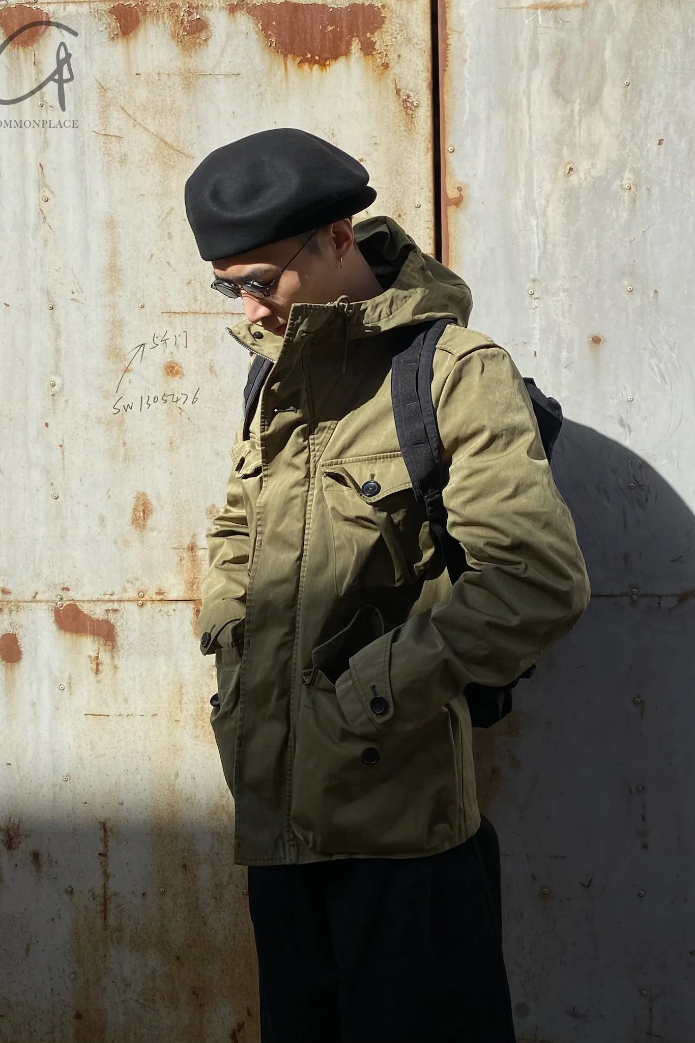 Horisaki Easy-to-burn rabbit felt newsboy cap series Swedish handmade HSK-RHGBKEB-HUIHLM / gray beaver fur PH77 - Image 15