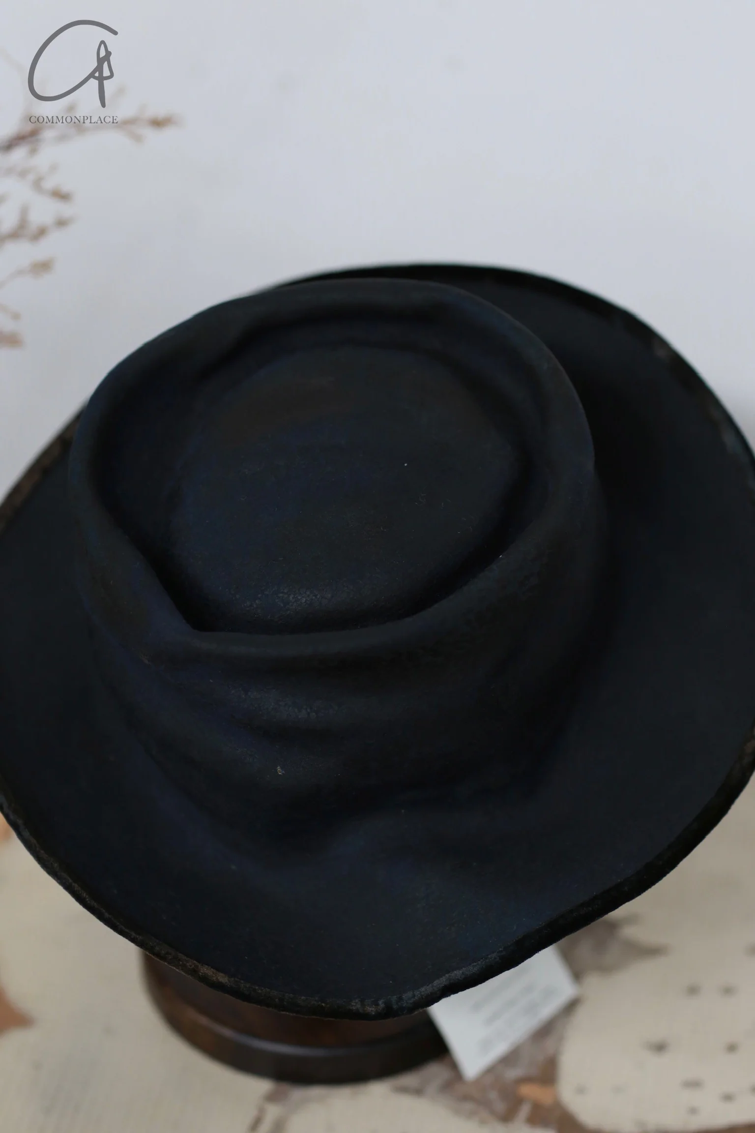 Horisaki rabbit felt shaping hat HSK-OOAK23 NO.110-HEI black - Image 2