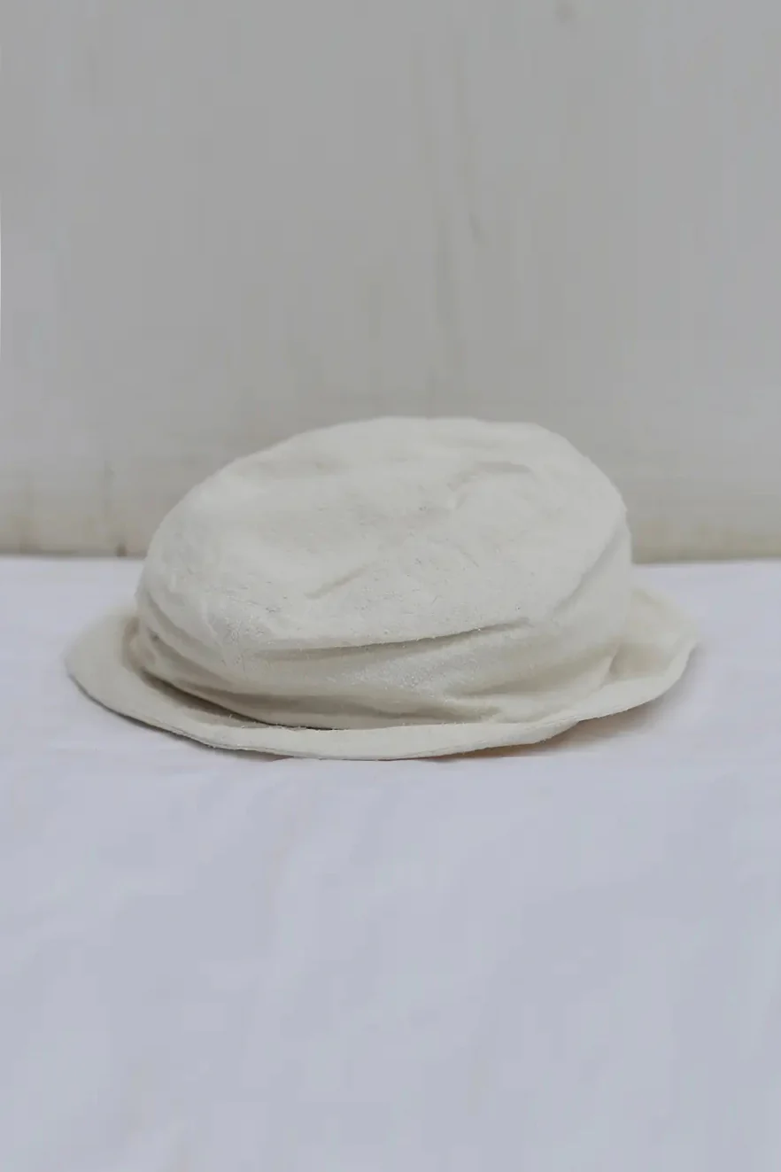 Horisaki Silk Noil Bucket Hat THBU005 RS NATURE Natural - Image 2
