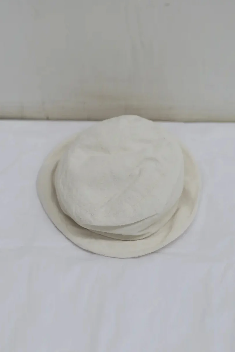 Horisaki Silk Noil Bucket Hat THBU005 RS NATURE Natural - Image 3