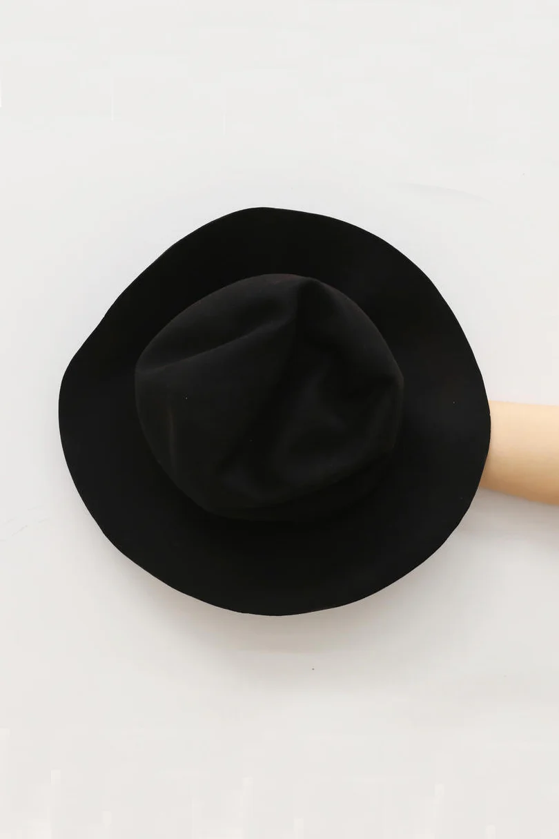 HORISAKI Easy-to-burn Unisex Rabbit Felt Hat HSK-BHPTS007 HB-HEI Black SS21 BHPTS007 EB - Image 6