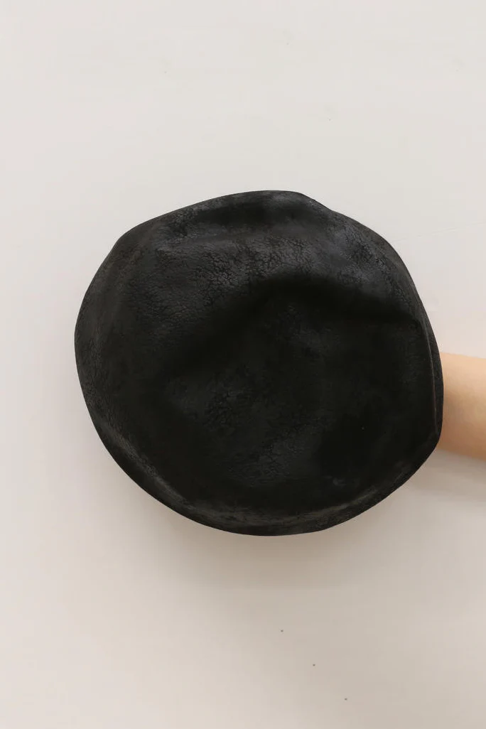 HORISAKI SS21 RHBAS EB black light burnt rabbit felt - Image 4