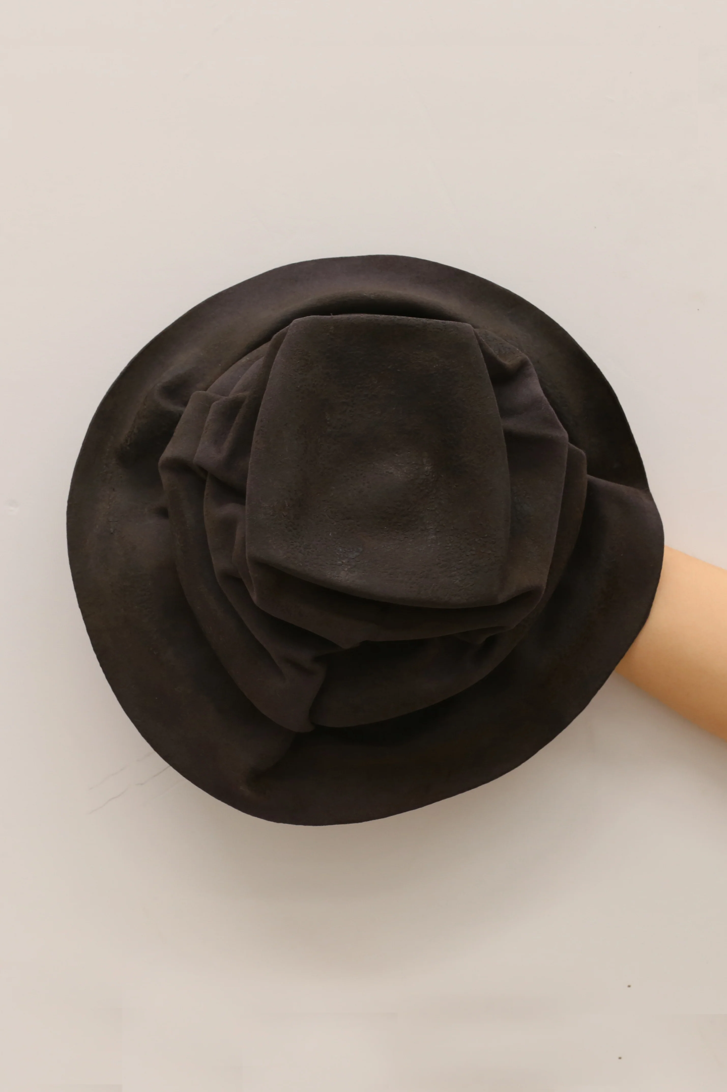 HORISAKI rabbit felt hat series Sweden handmade RHPK006 series HSK-RHPK006EB-HUIHUSHAO-F gray flame - Image 3