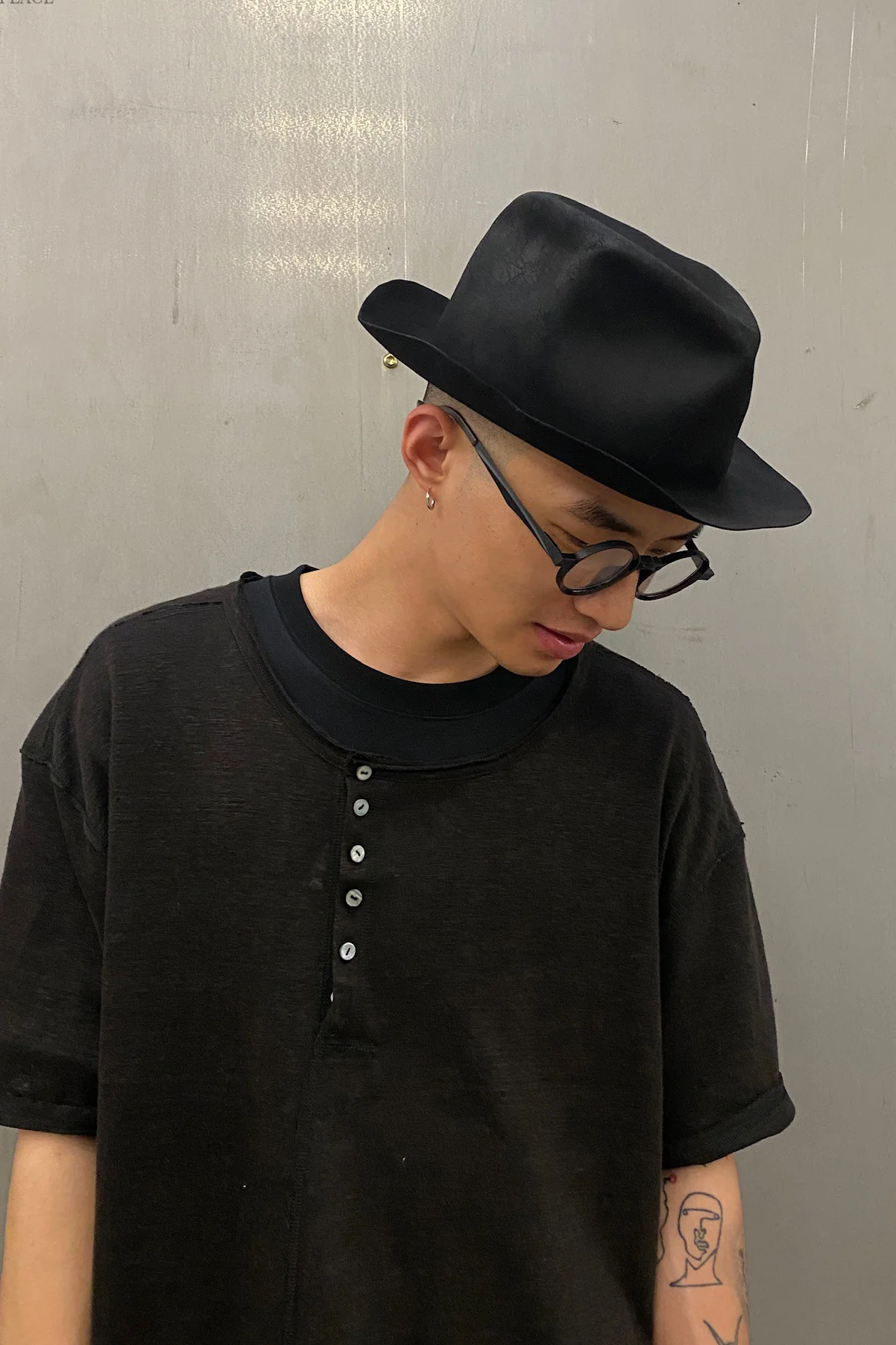 Horisaki Unisex Cap BHPH005 BLACK HB Black - Image 15