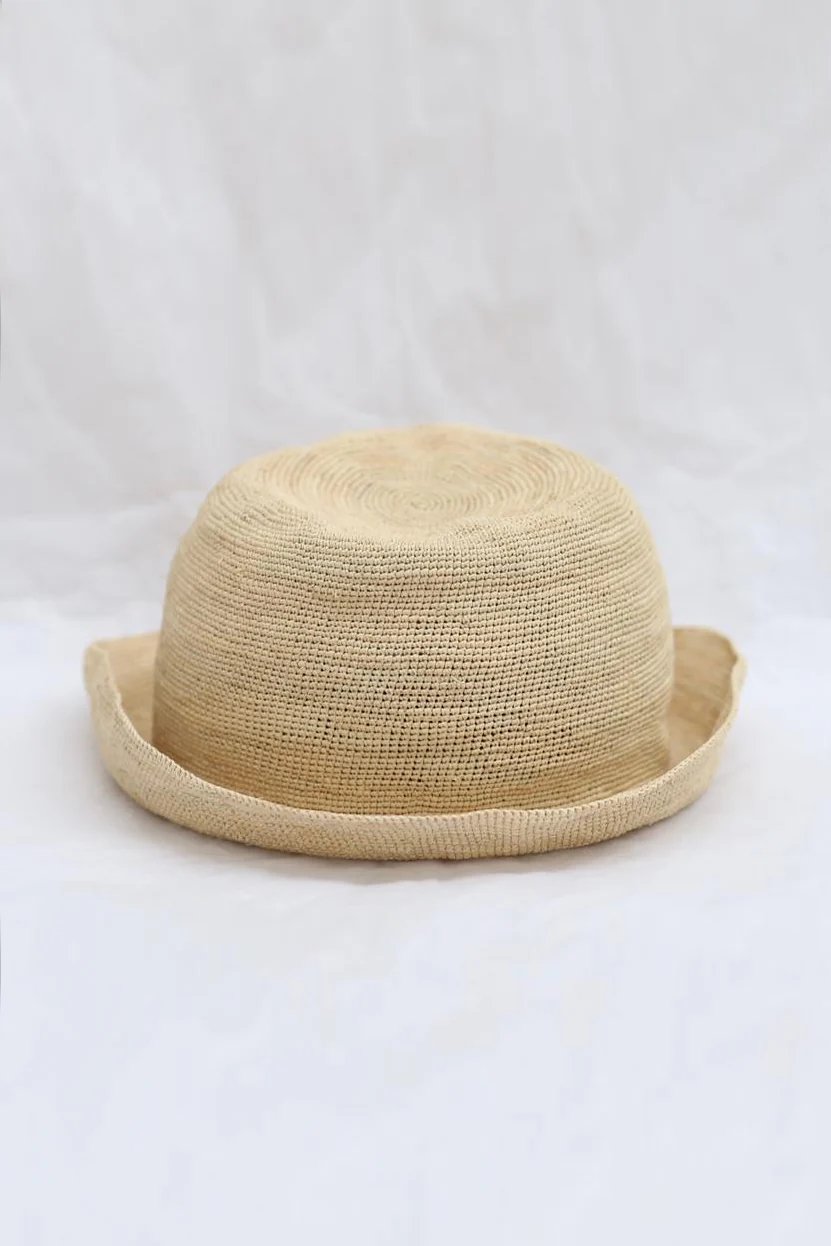 HORISAKI SHPVMH005 Unisex Single Size Hat Folding Toquera Straw Swedish Handmade PV NATURE - Image 3