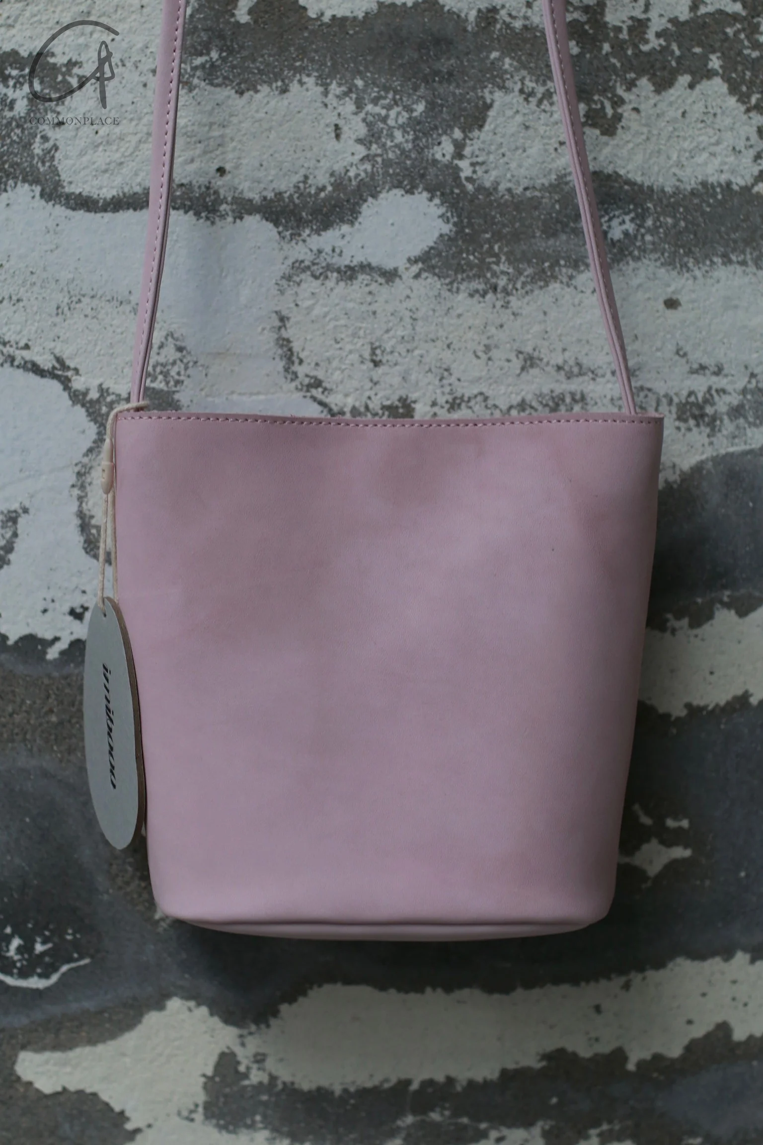 imibooo 2024SS colorful water-dyed cowhide small bucket bag VellaBag OOO-IMB24VL-CLS-LP-SRF LIGHT FINK/water-dyed powder 24SSVL - Image 3