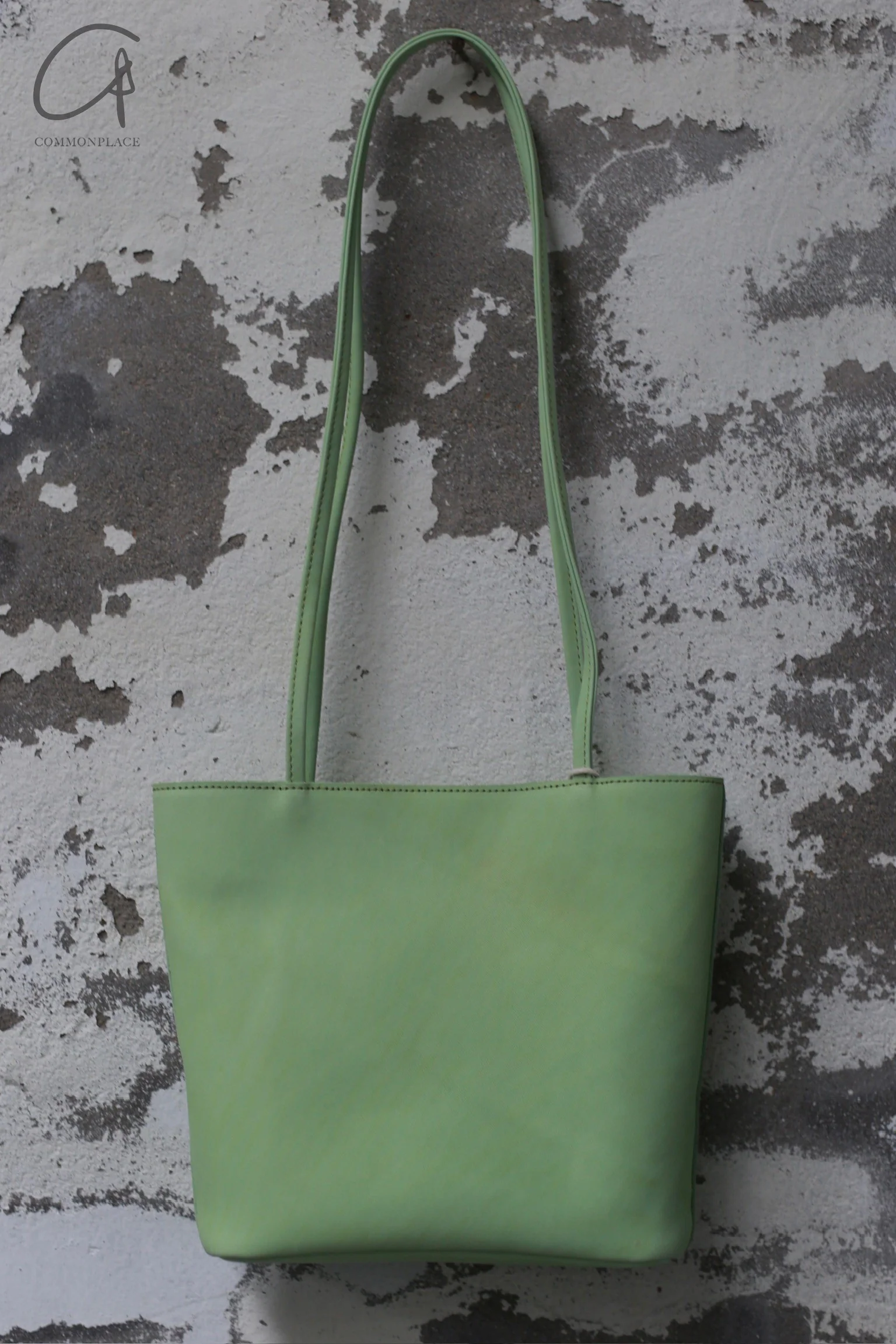 imibooo Yi Mengling same style colorful water-dyed cowhide square bag OOO-IMB24DL-CLS-TP-HYL TOPAZ/topaz green POOO1 - Image 4