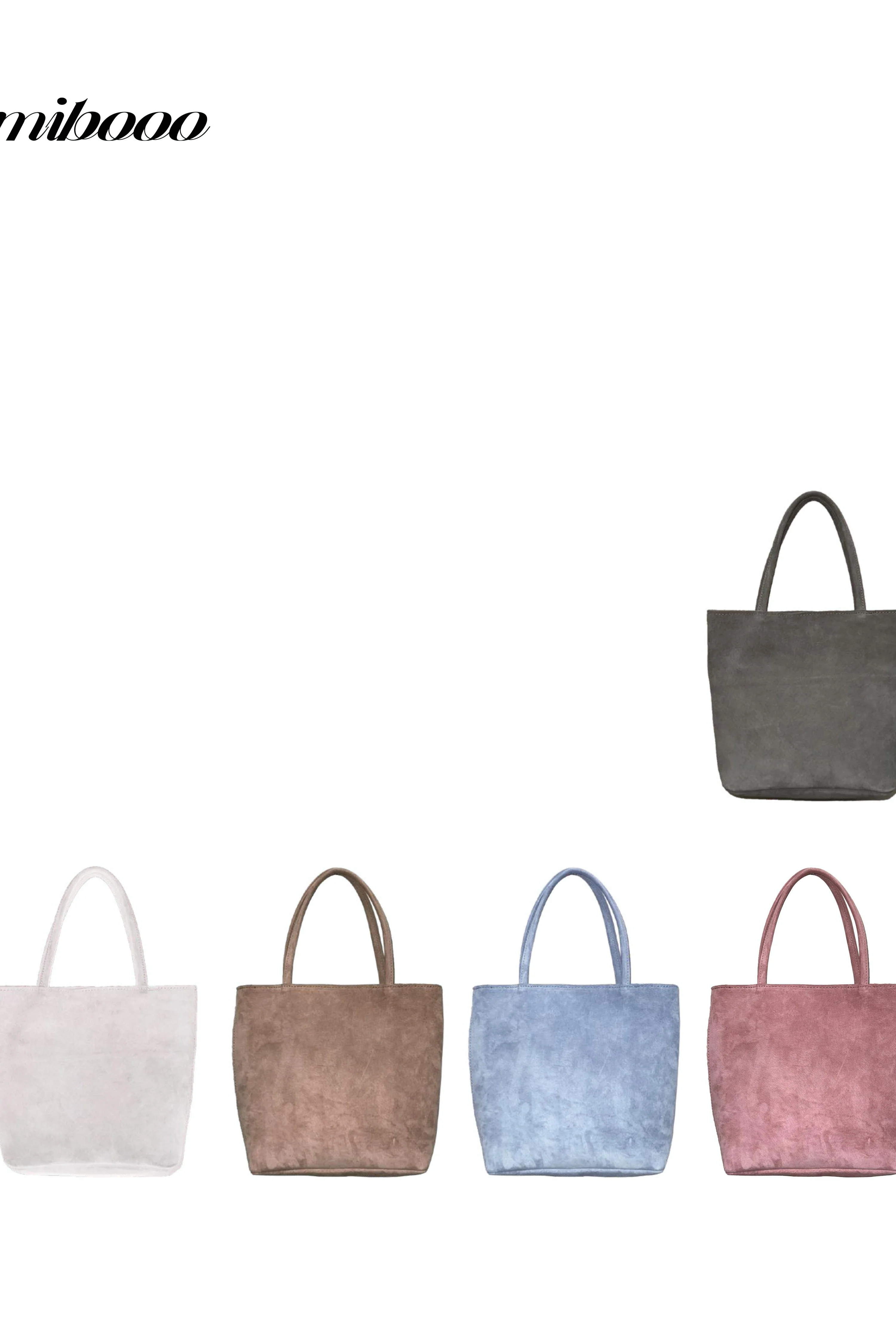 imibooo 24 autumn and winter water-dyed pigskin short handle square bag short Dollybag OOO-IMB24SDL-PSL-IB-BCL-F ICE BLUE/Glacier Blue 24AWSDL - Image 5