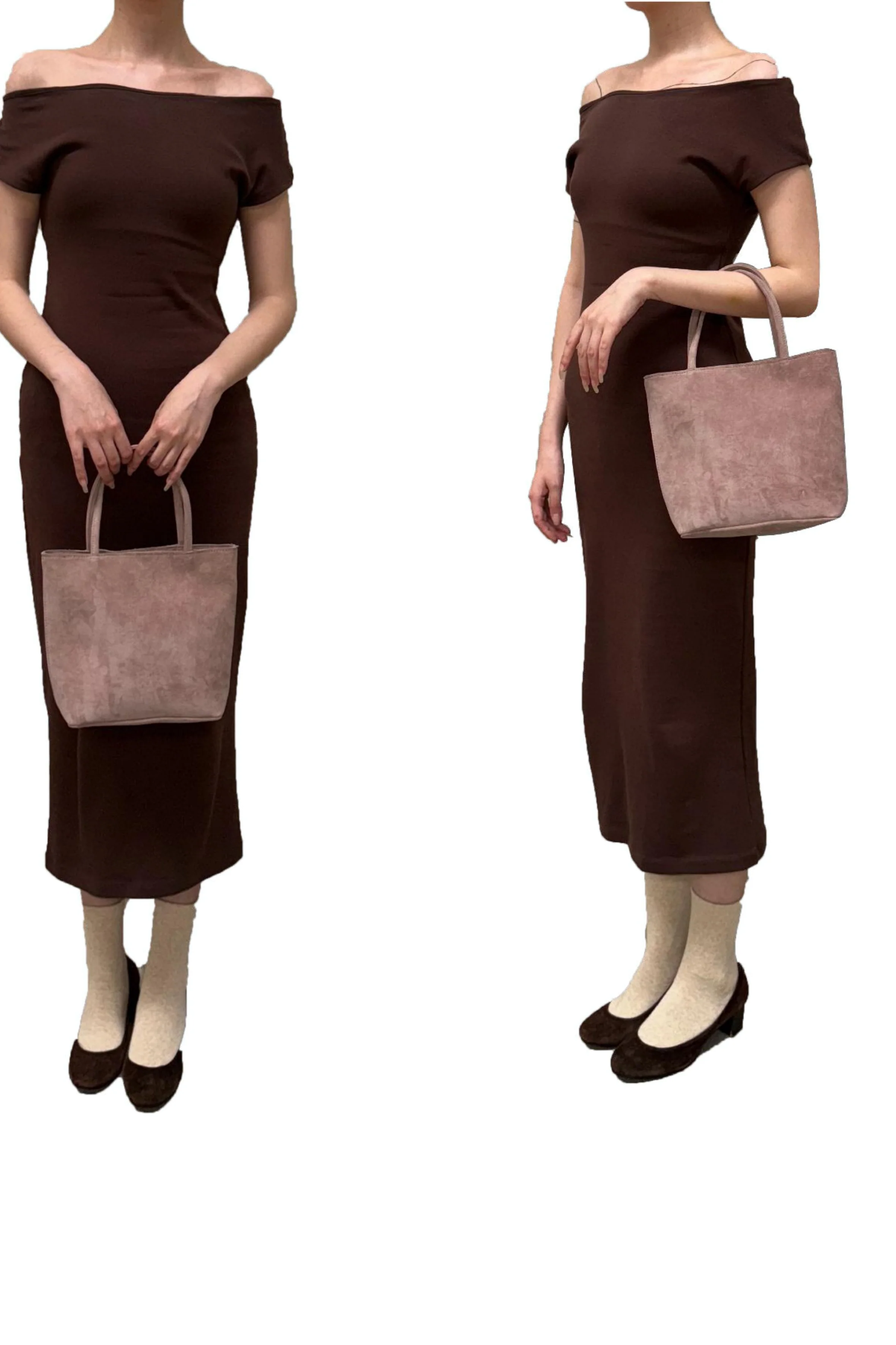 imibooo 24 autumn and winter water-dyed pigskin short handle square bag short Dollybag OOO-IMB24SDL-PSL-RB-YXMG-F ROSY BROWN/smoked rose 24AWSDL - Image 18