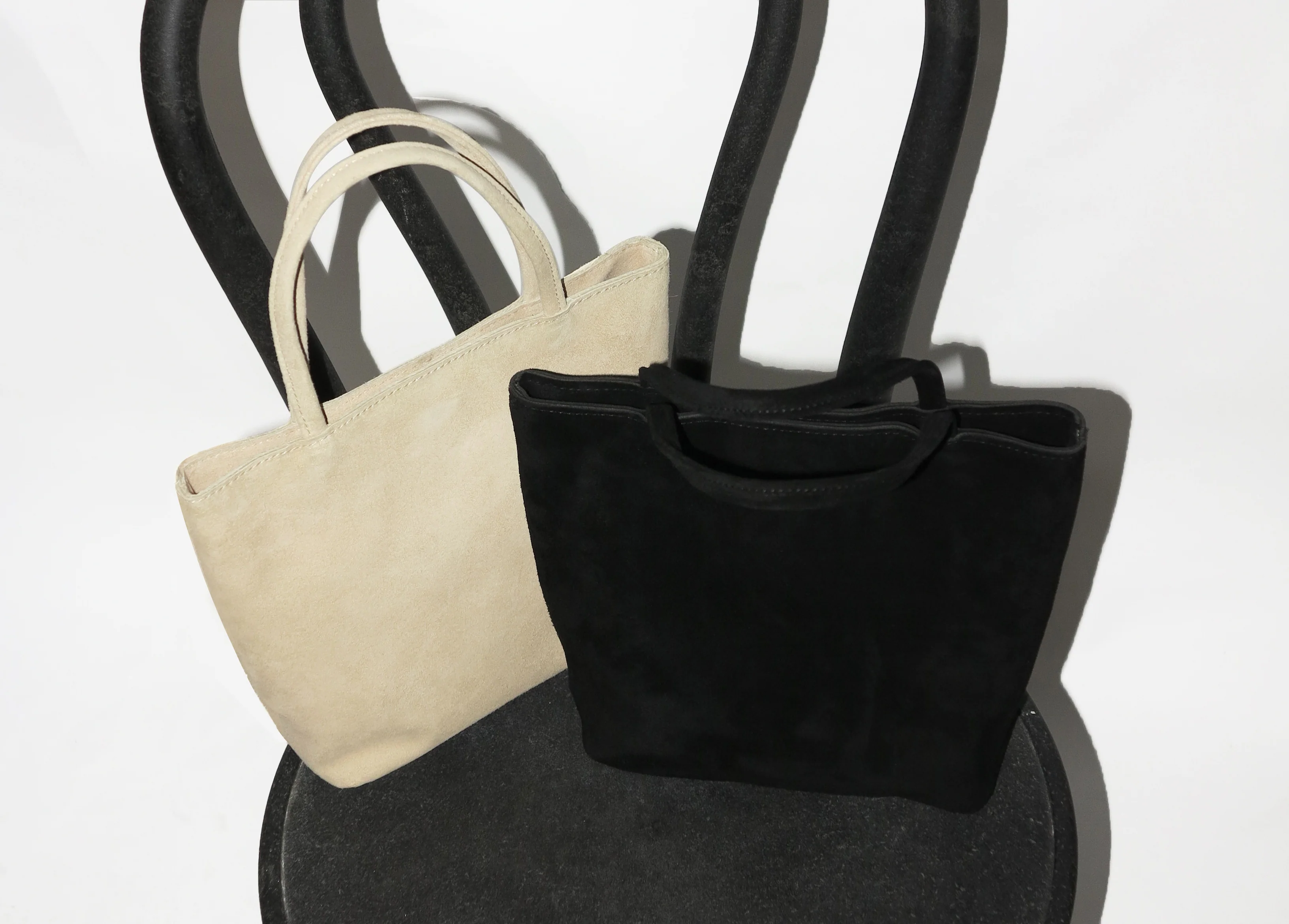imibooo 24 autumn and winter water-dyed pigskin short handle square bag short Dollybag OOO-IMB24SDL-WCS-CB COAL BLACK/carbon black - Image 4