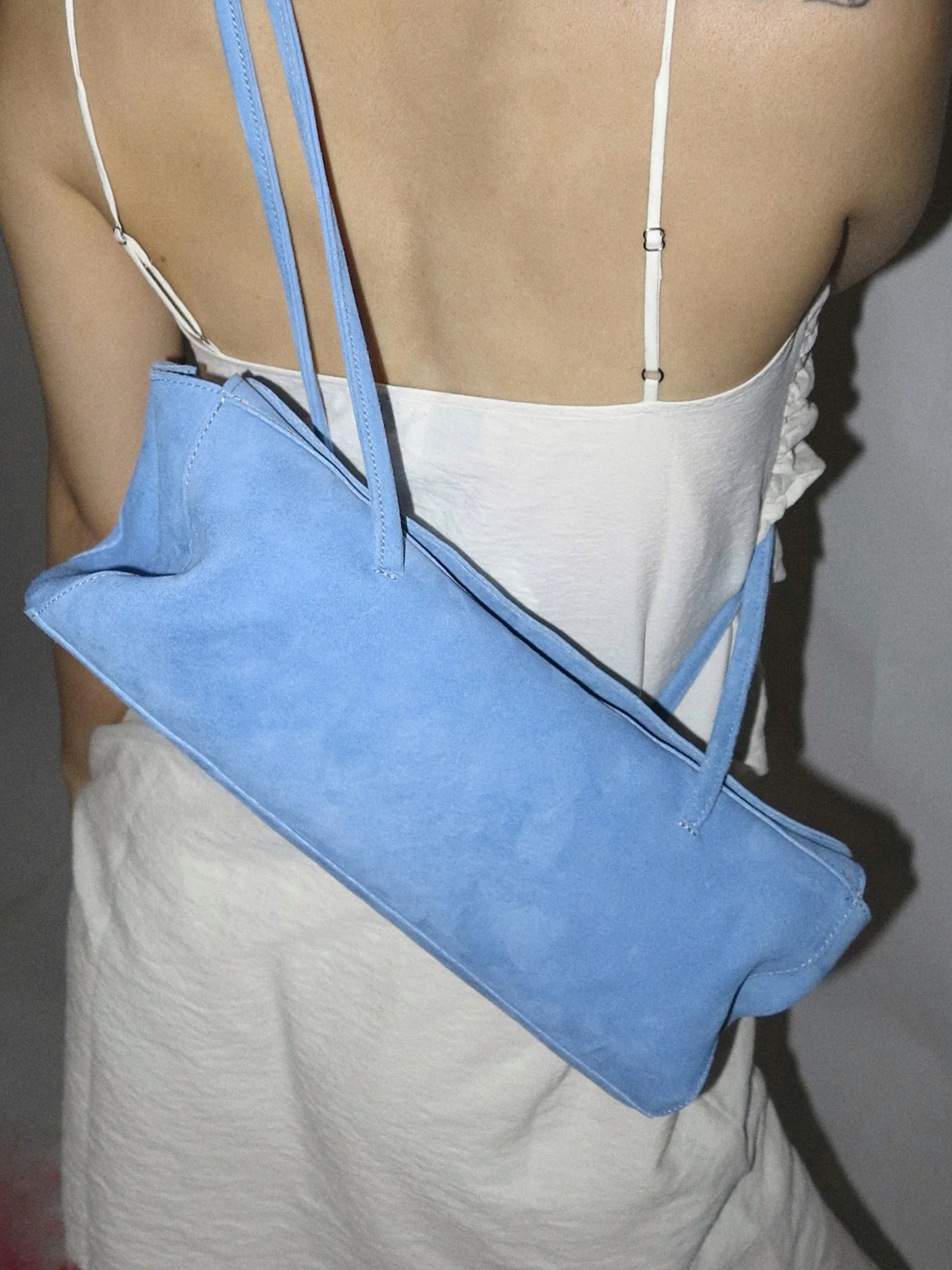 imibooo Longlady bag, elegant leather handbag series, OOO-IMB25LL-WCS-CF (Cornflower blue) - Image 12