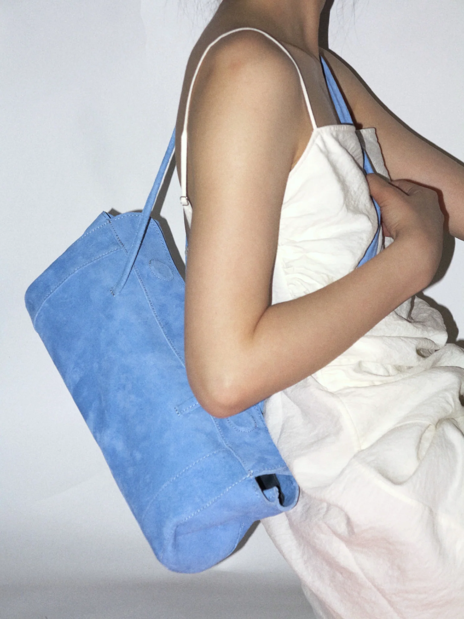 imibooo Longlady bag, elegant leather handbag series, OOO-IMB25LL-WCS-CF (Cornflower blue) - Image 14