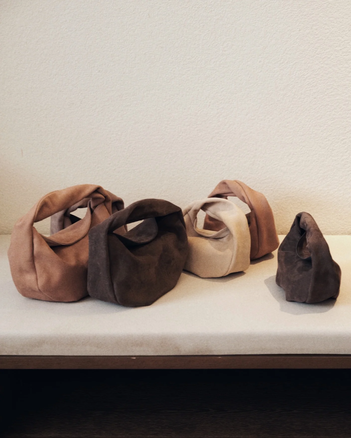 imibooo Nubuck Tote Bag OOO-IMB25REA-S-NBL-DT Dark Tan Bark Brown Small - Image 12
