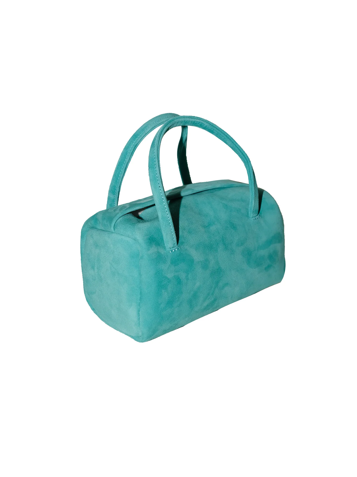 imibooo Water-dyed Genuine Leather Handbag/Lunch Bag OOO-IMB24BT-KS-TQ (Turquoise Green)