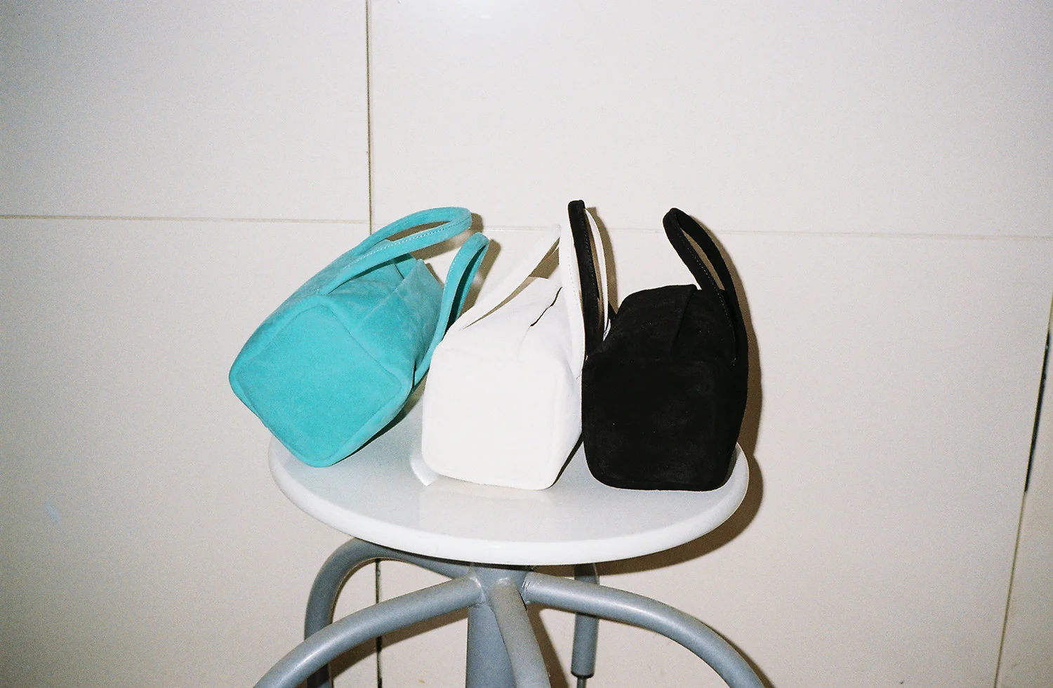 imibooo Water-dyed Genuine Leather Handbag/Lunch Bag OOO-IMB24BT-KS-TQ (Turquoise Green) - Image 7