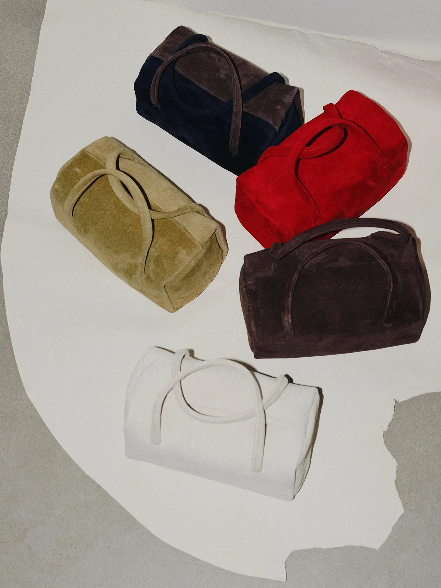 imibooo water-dyed pigskin handbag lunch bag OOO-IMB24BT-PSL-WD/ND WOOD/DENIM wood brown/denim OOO-IMB24BT - Image 14