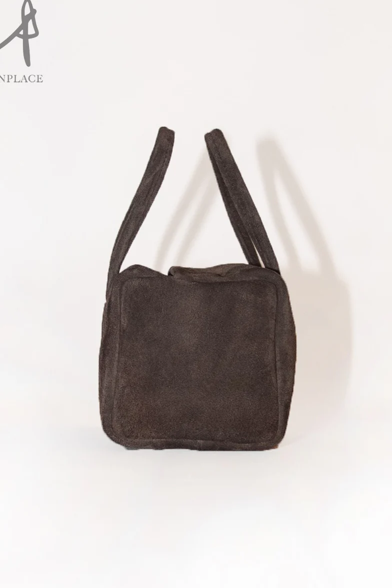 imibooo water-dyed pigskin handbag lunch bag OOO-IMB24BT-PSL-WD WOOD/wood brown OOO-IMB24BT - Image 3