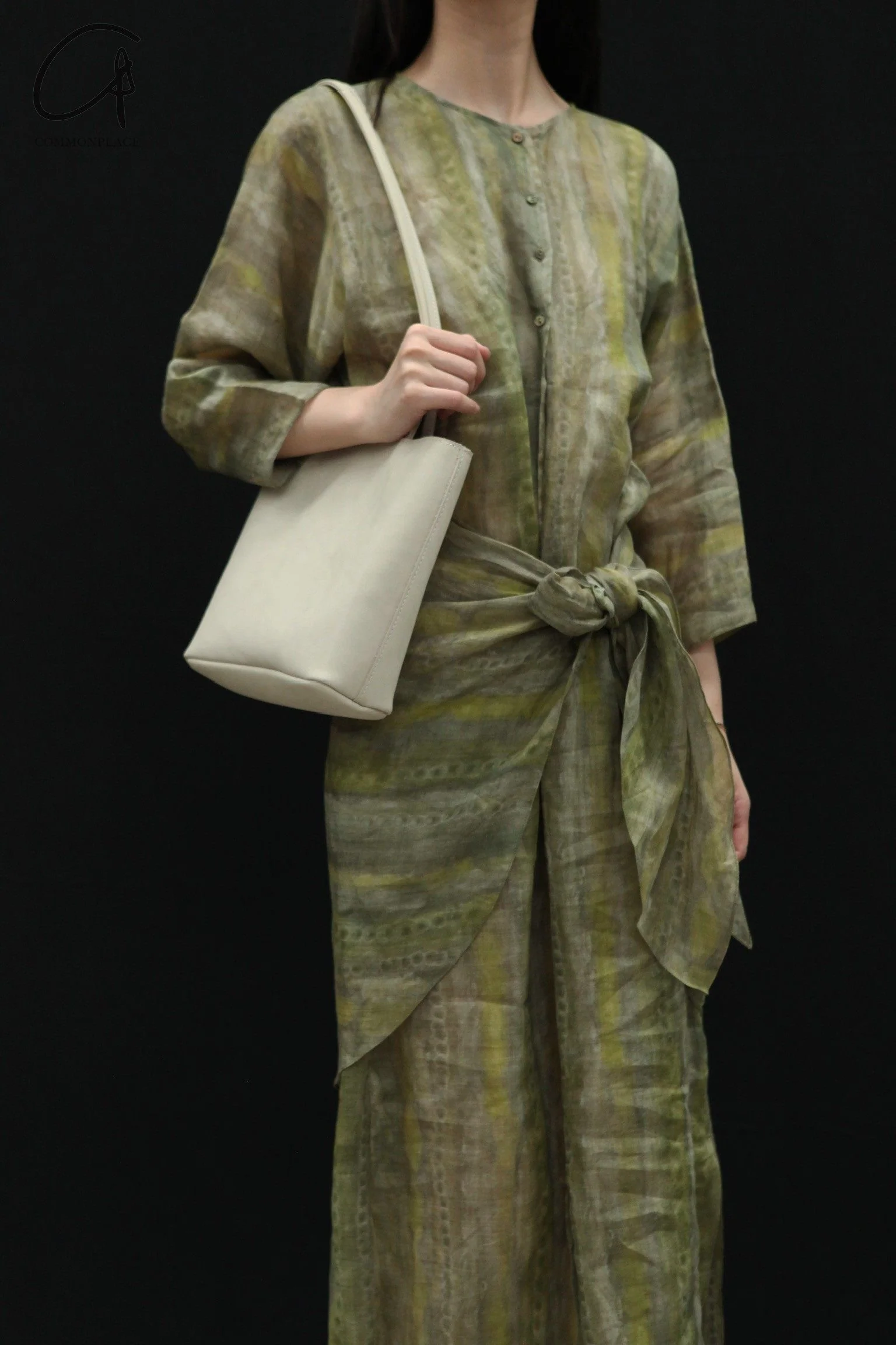 imibooo Yi Mengling same style colorful water-dyed cowhide square bag DollyBag OOO-IMB24DL-CLH-BO-GU BONE/bone color POOO1 - Image 14