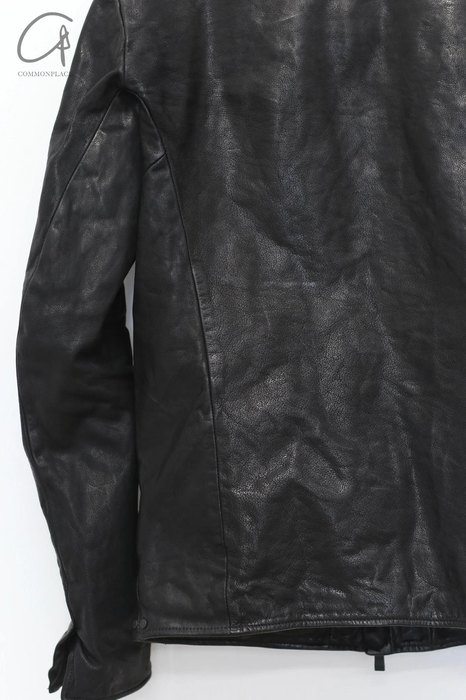 Incarnation buffalo leather jacket deconstructed high degree of handmade ICNT-12822-41667-91NBK 12822-41667 - Image 4