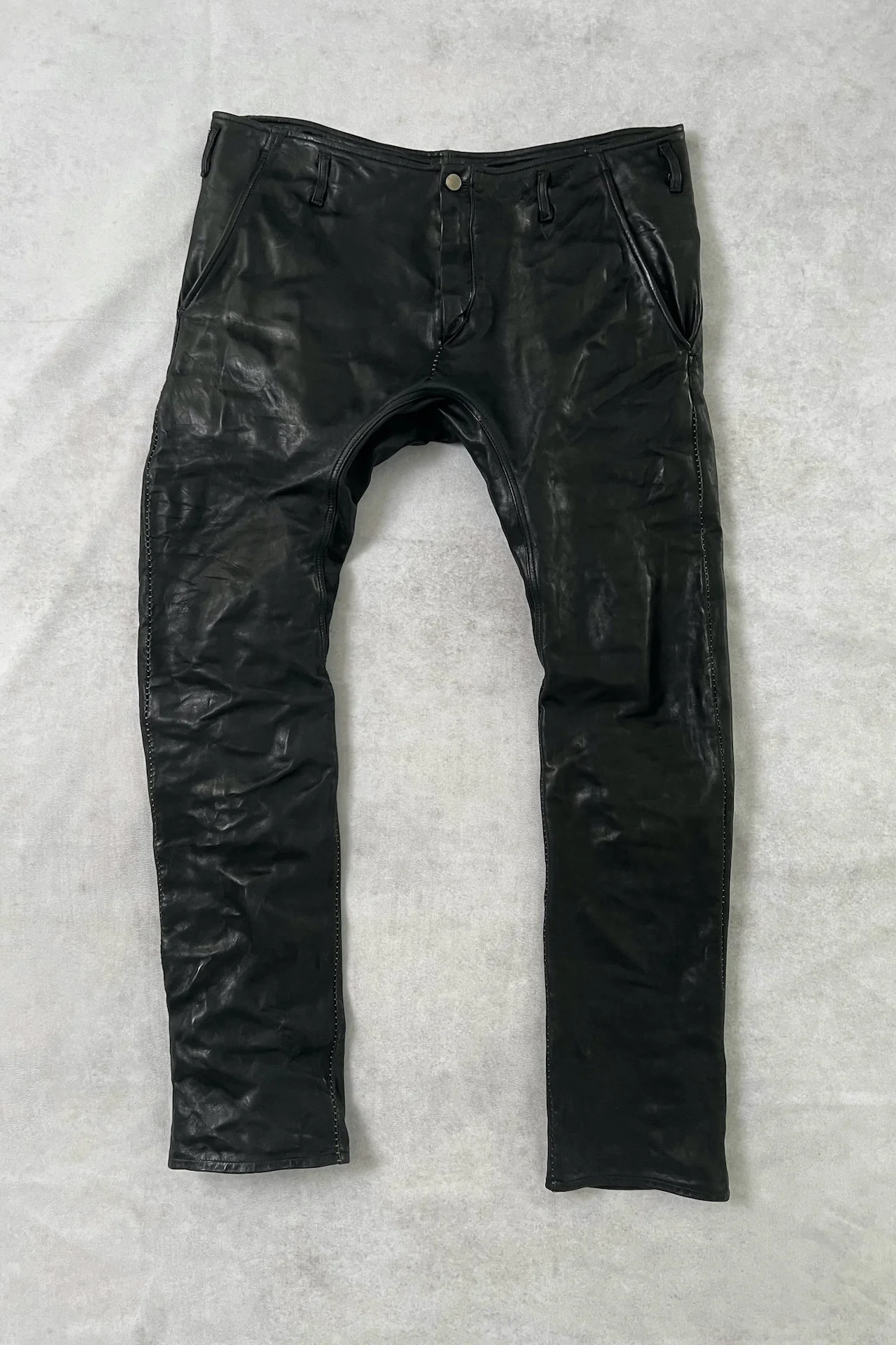 incarnation horse leather pants 23SS12611V-6617 - Image 7