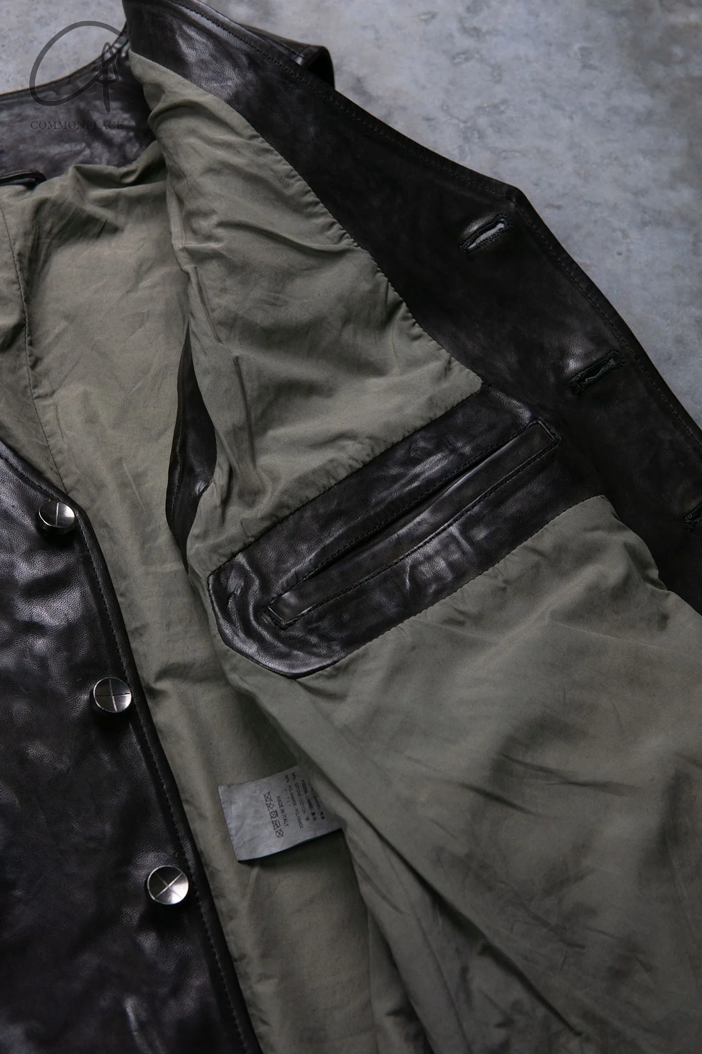incarnation vegetable tanned horse leather vest rough and mottled high degree of handmade ICNT-12711-2247-SZONGLP dark brown bright leather - Image 26