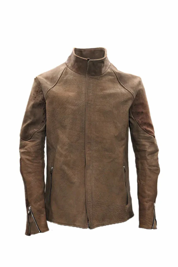 Incarnation mud color leather jacket 11713RV-41213-NK-12 Horse 81V
