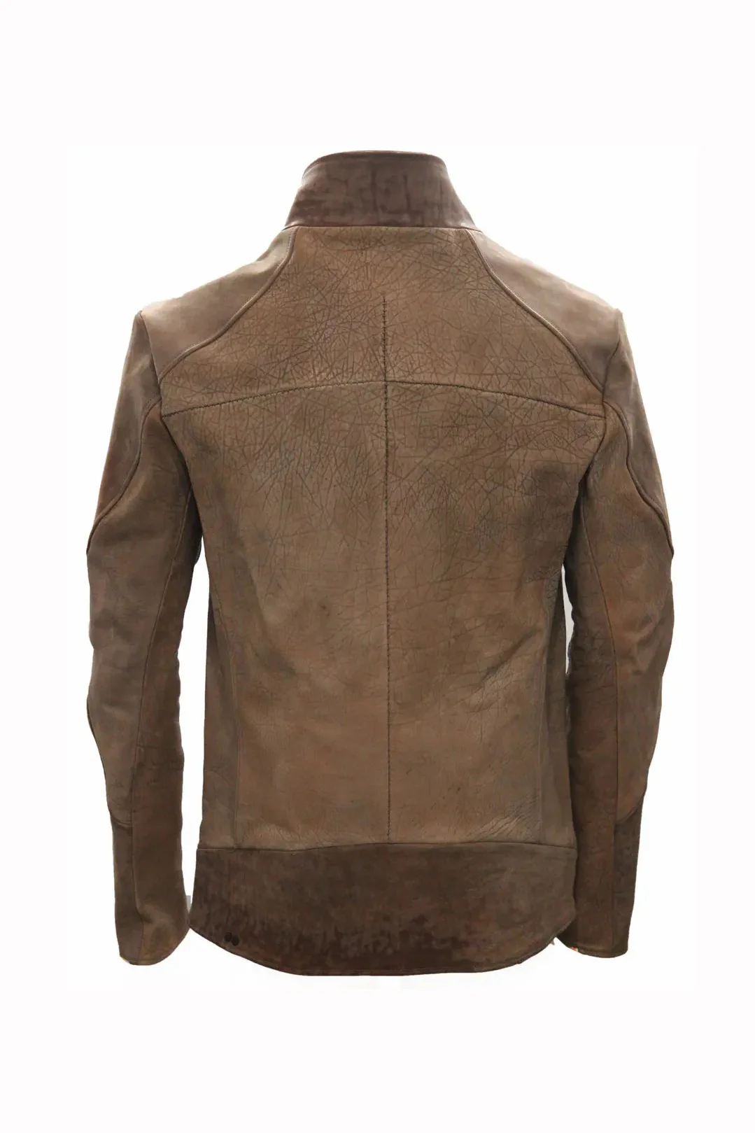 Incarnation mud color leather jacket 11713RV-41213-NK-12 Horse 81V - Image 2