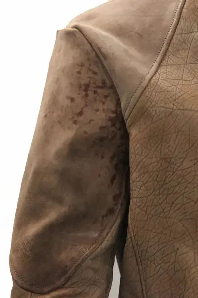 Incarnation mud color leather jacket 11713RV-41213-NK-12 Horse 81V - Image 3