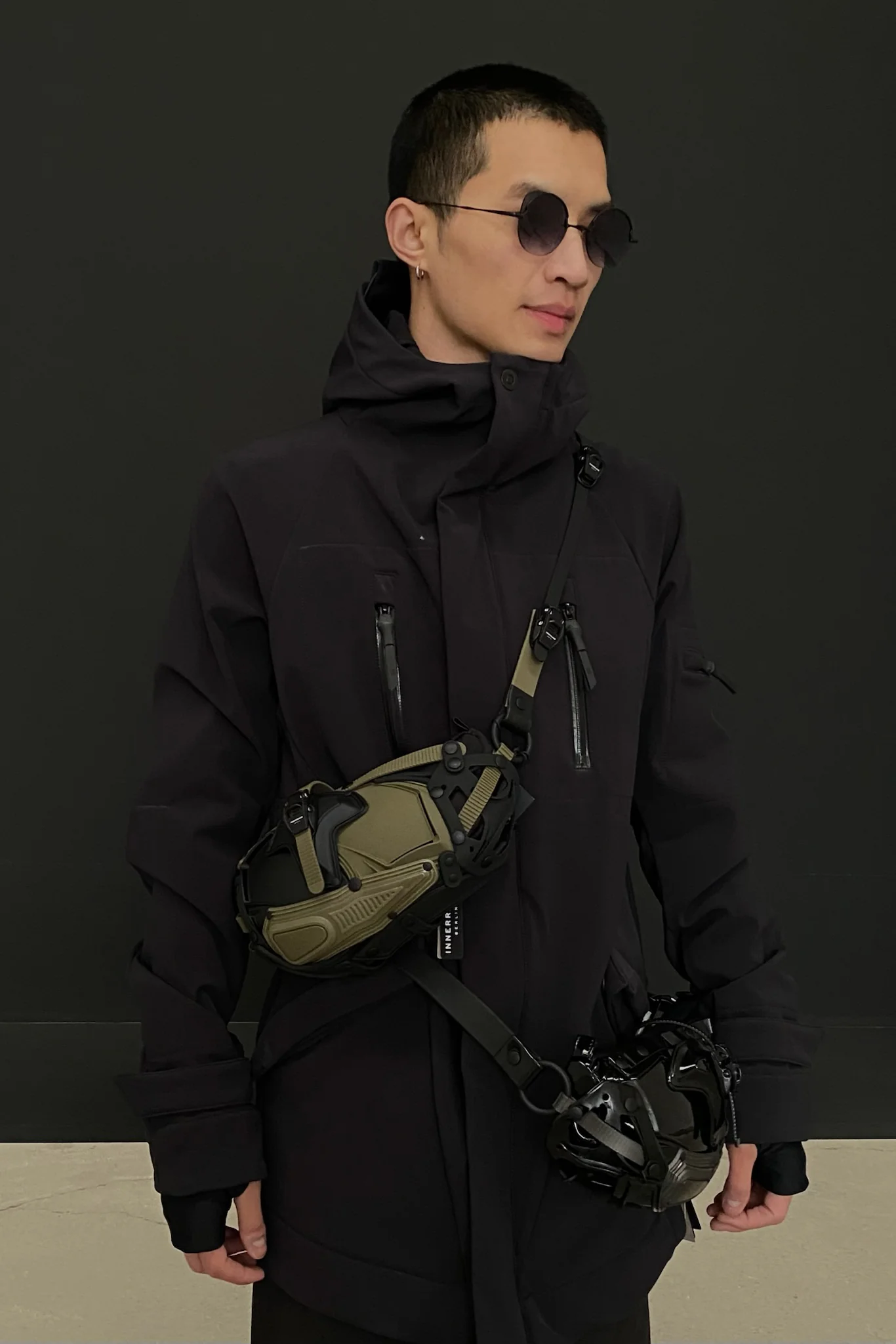 INNERRAUM green black waist bag i30RGBKPV00 PI17 - Image 10