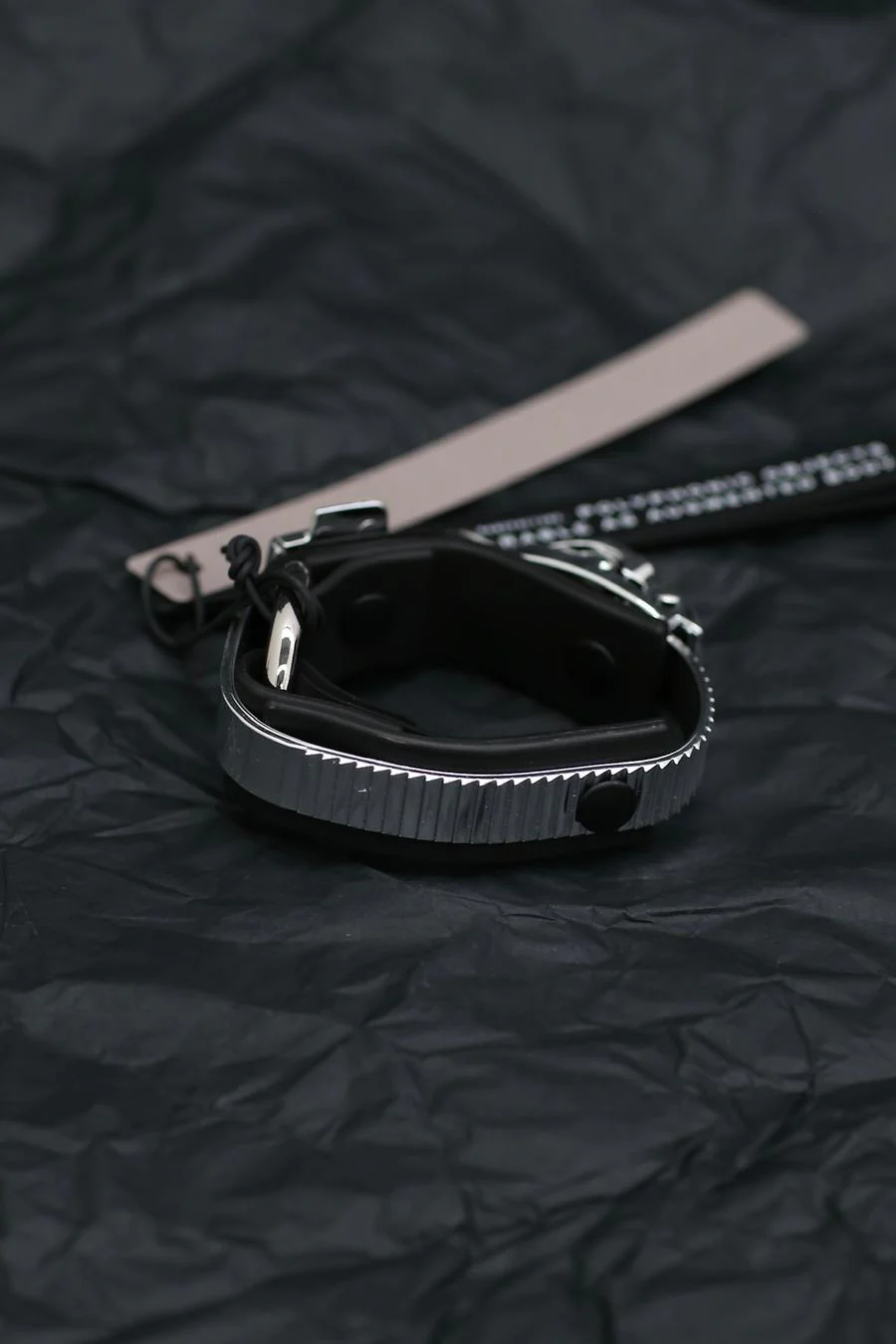 INNERRAUM Ring Bracelet B01CBBK0000 Silver Black PI9 - Image 2