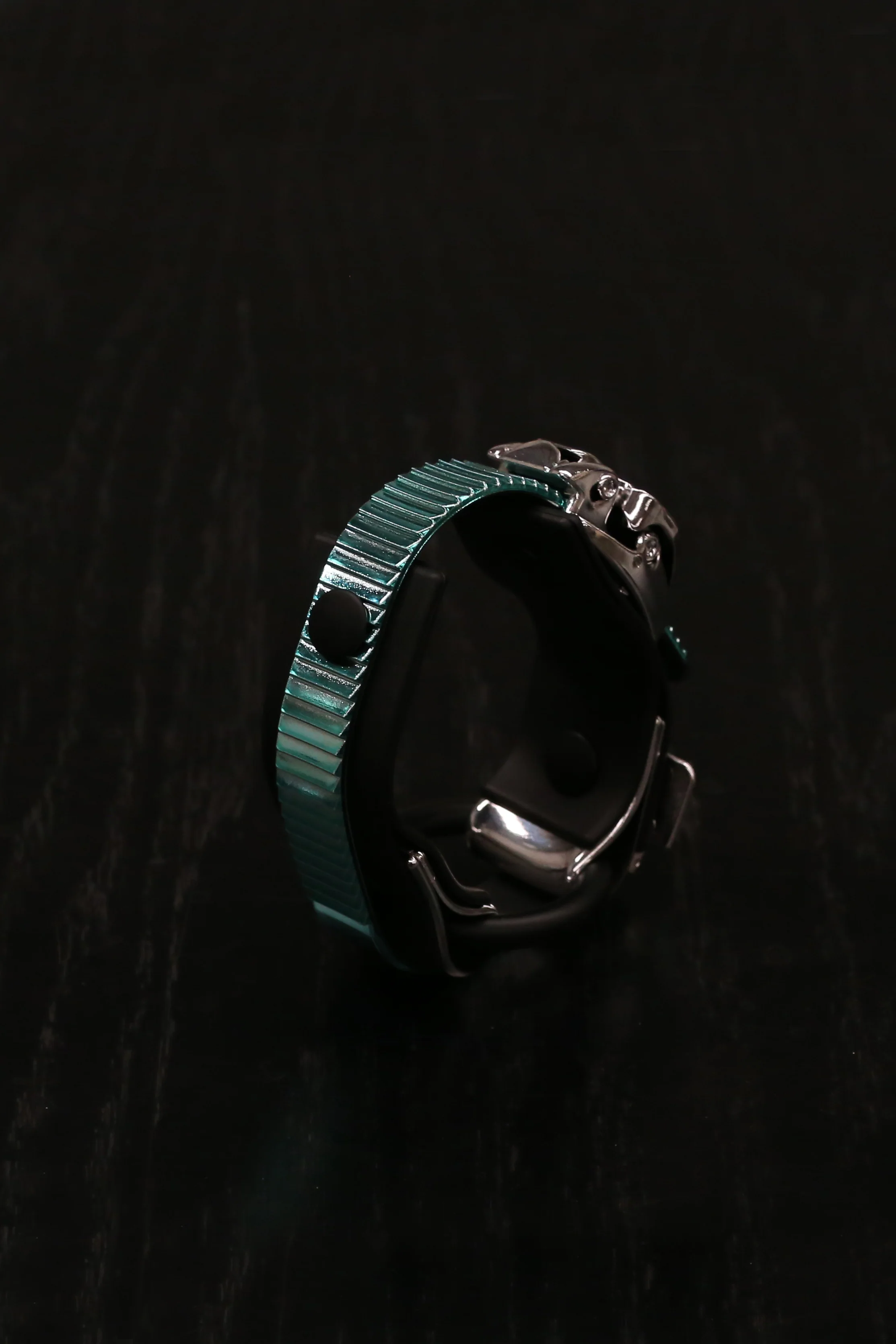 INNERRAUM Ring Bracelet BO1MWBK0000 Blue Green/Black PI9 - Image 2