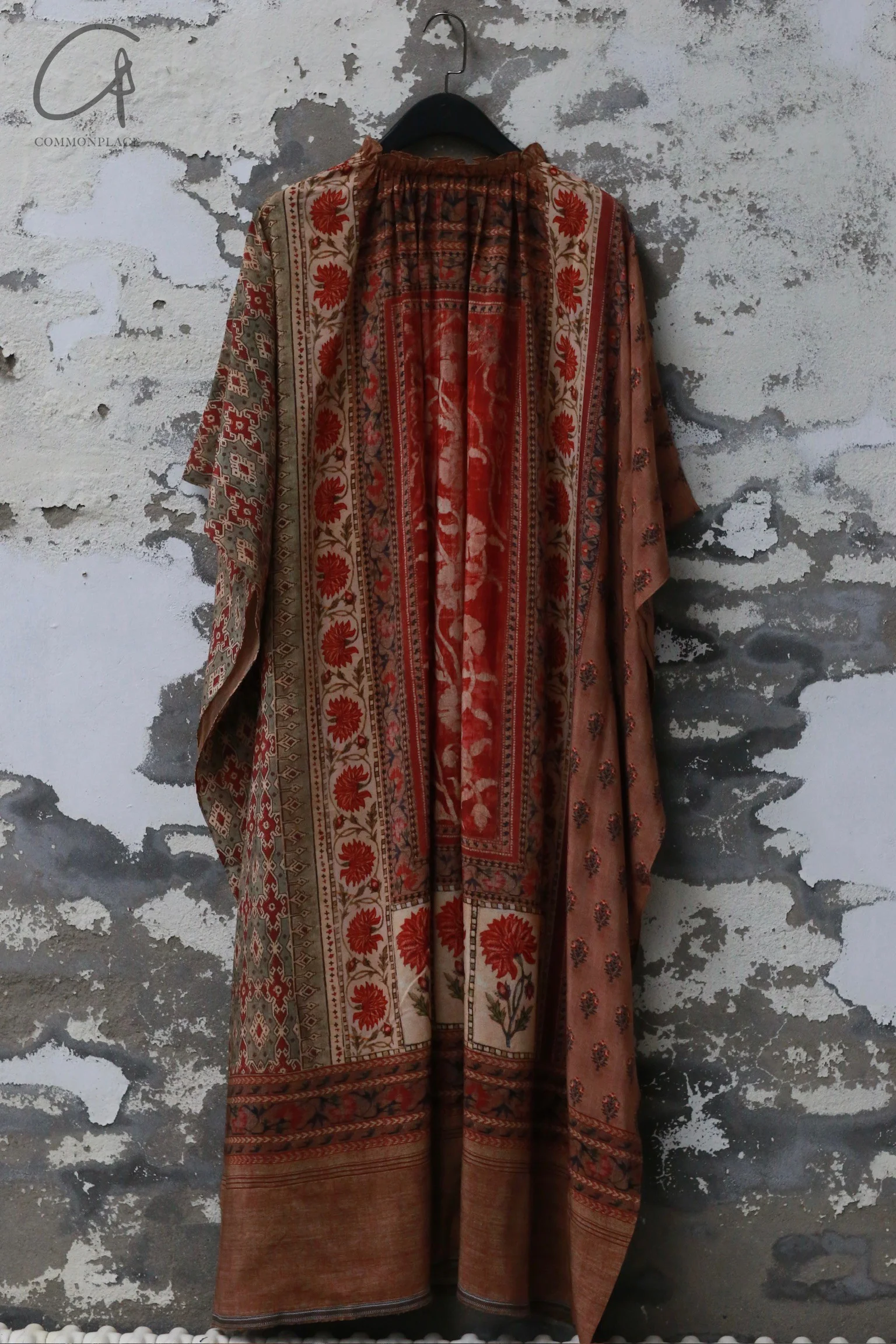 INTO THE EAST 24 Autumn and Winter Irregular Silk Print Dress ITE-E1YGAW001NCC21DS-YH Print - Image 8