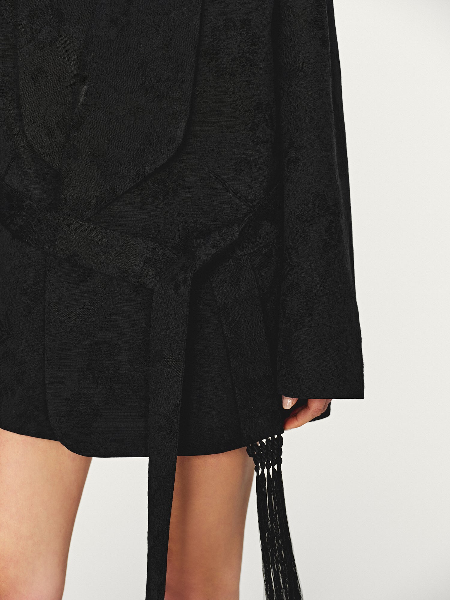 INTO THE EAST 25 Autumn/Winter Dark Jacquard Tassel Lace-Up Jacket/Vest/Shorts ITE-E1DGAW029BL20PT-HEI Shorts (E1DGAW027BL20JK) - Image 10