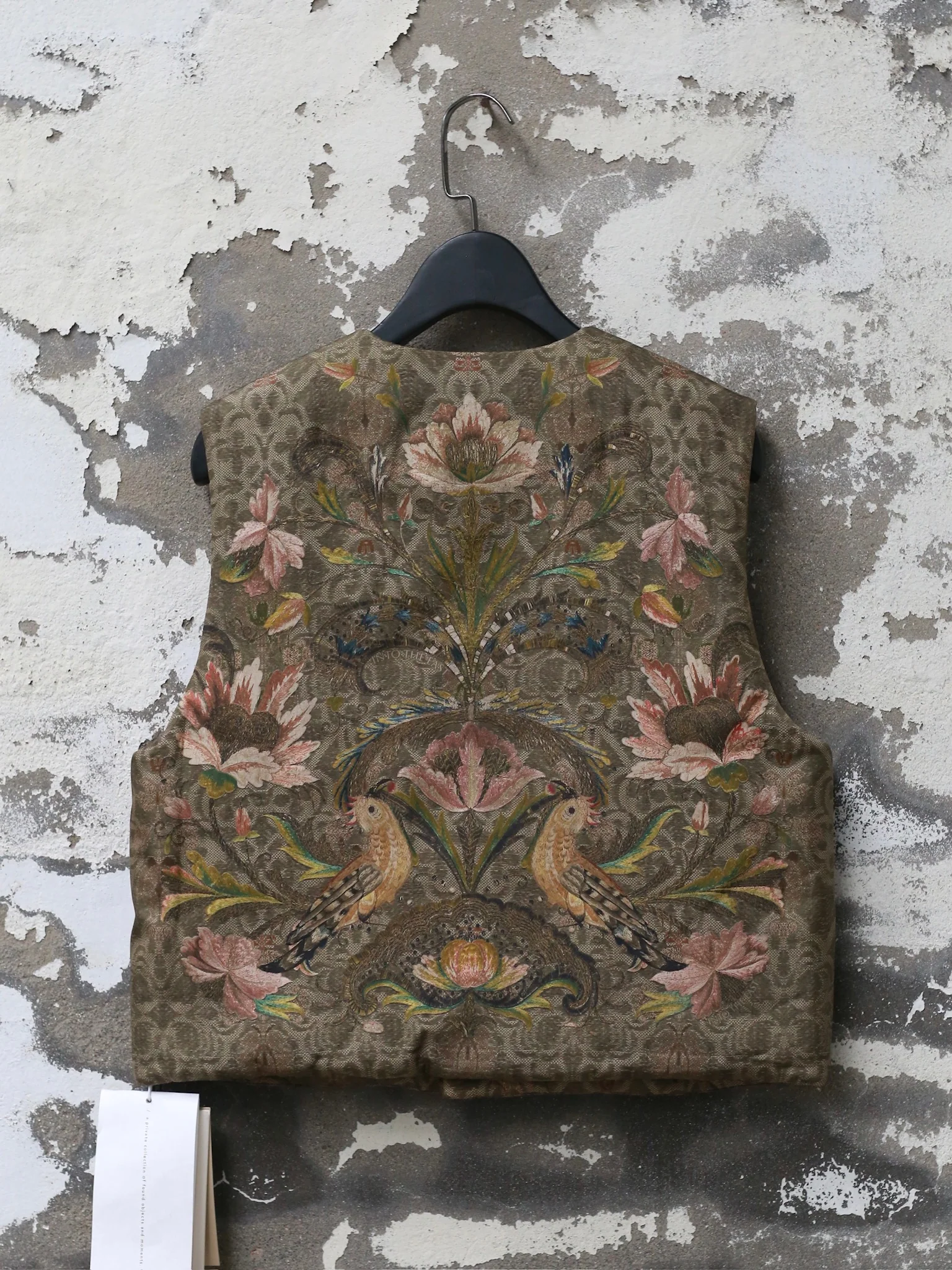 INTO THE EAST 25 Autumn/Winter Silk Printed Cotton Vest ITE-E1DGAW011GR21VE-LV Green - Image 12