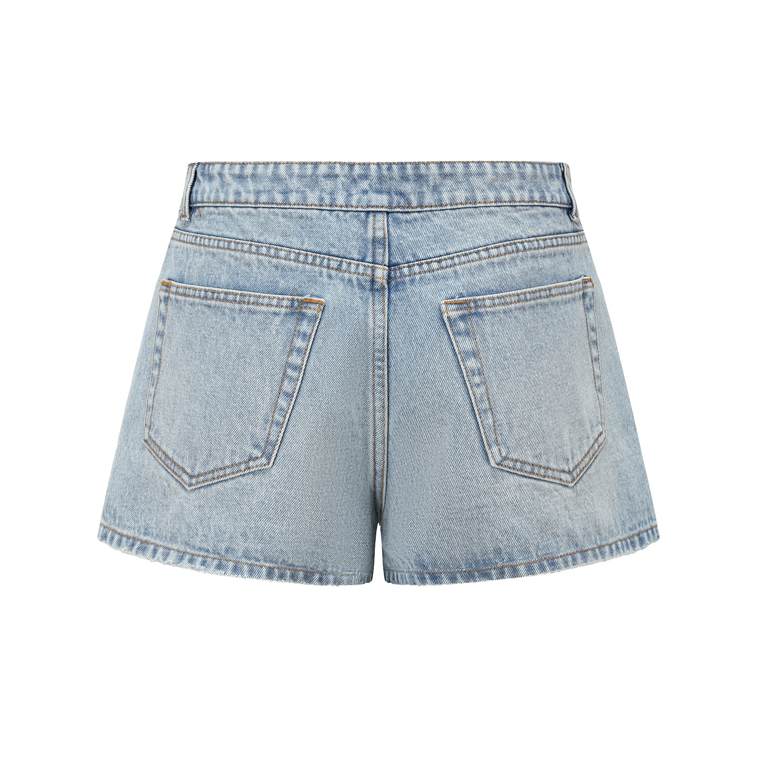 INTO THE EAST 25 Spring/Summer Denim Shorts ITE-E1DGSS031BU20PT-LAN Blue - Image 6