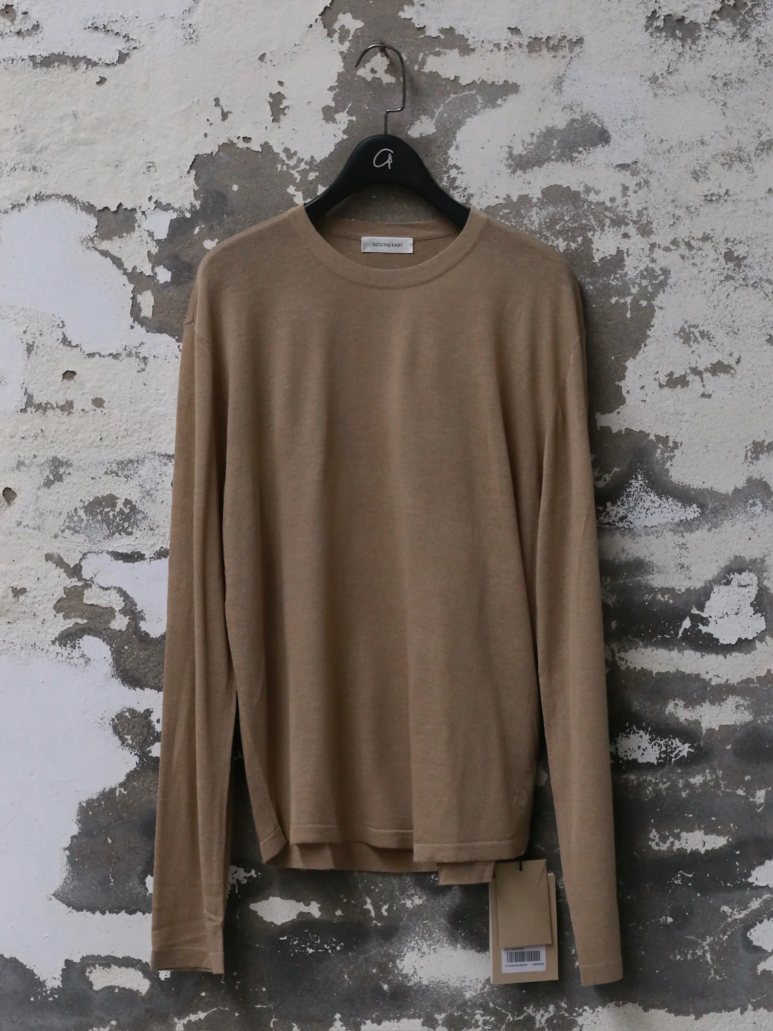 INTO THE EAST 25 Spring/Summer Grass Green Micro-transparent Sweater ITE-E1DGSS019SG20KT-CL Grass Green - Image 7