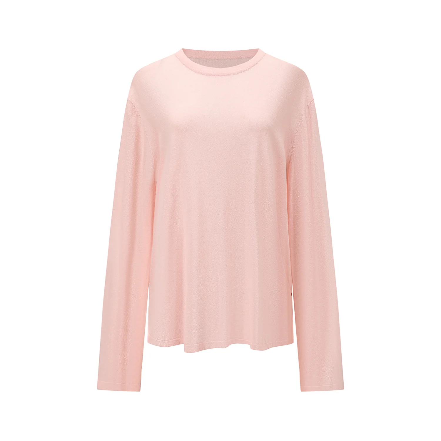 INTO THE EAST 25 Spring/Summer Micro-transparent Sweater ITE-E1DGSS020PK20KT-FEN Peach Pink E1DGSS019SG20KT - Image 5