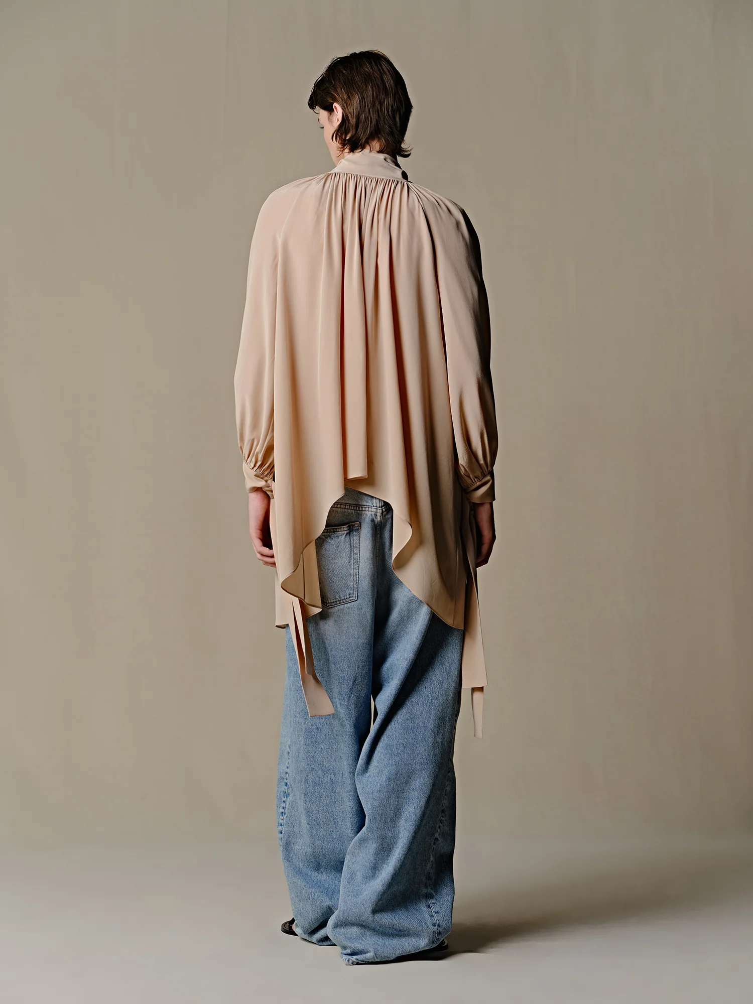 INTO THE EAST 25 Spring/Summer Wide-Leg Straight Jeans ITE-E1DGSS033BU20PT-LAN Blue - Image 10